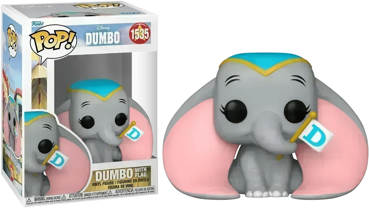 Funko Dumbo (1941) - Dumbo with Flag Pop! Vinyl