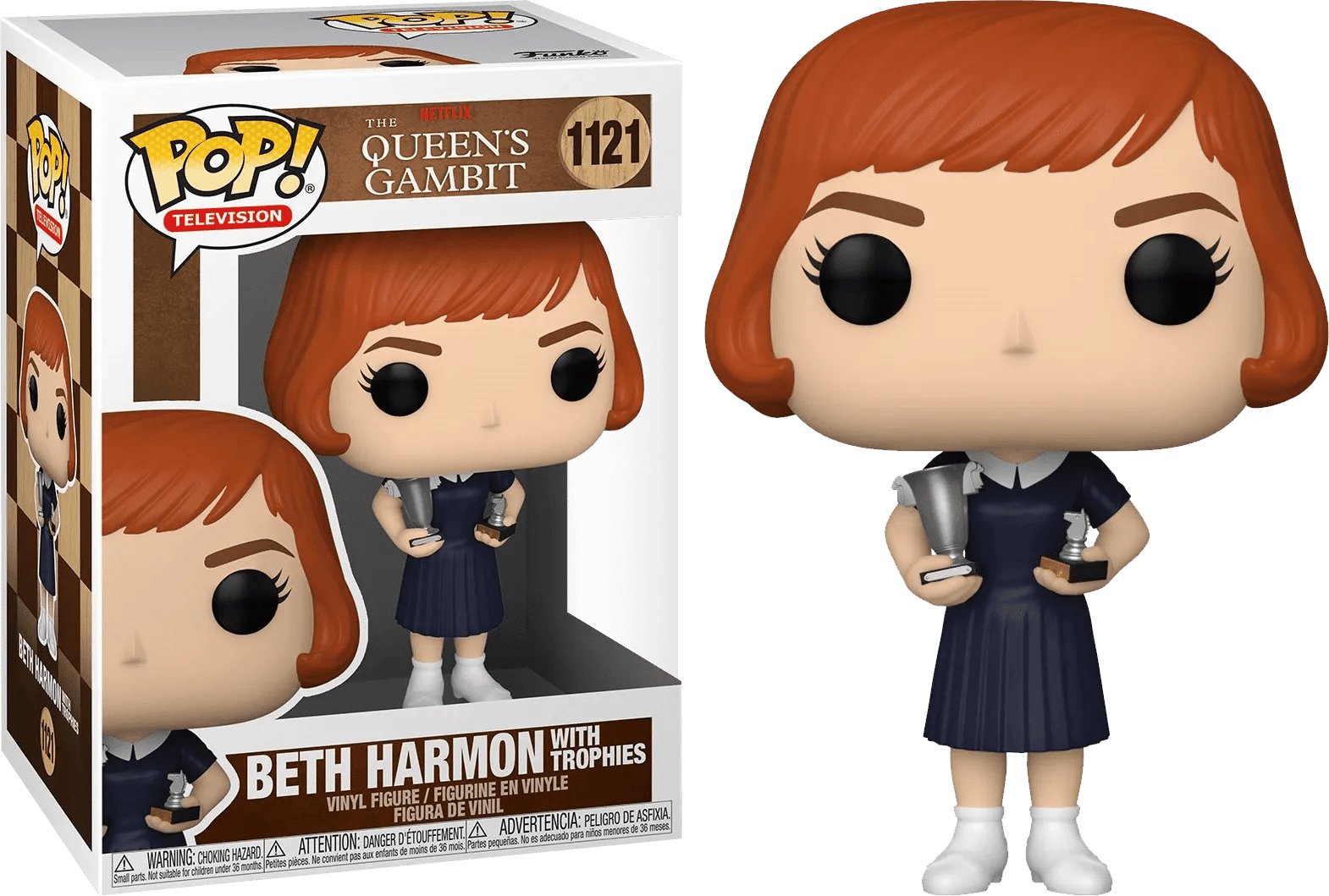 Funko Queen's Gambit - Beth Harmon with Trophies Pop! Vinyl
