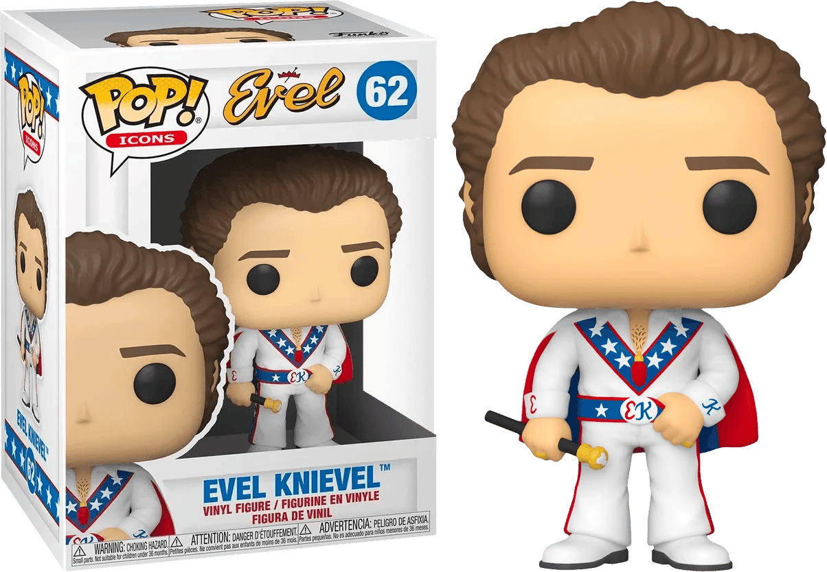 Funko Evel Knievel - Evel Knievel with Cape (with chase) Pop! Vinyl