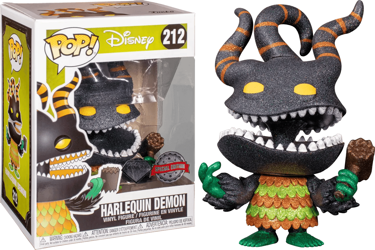 Funko The Nightmare Before Christmas - Harlequin Demon Diamond Glitter Pop! Vinyl