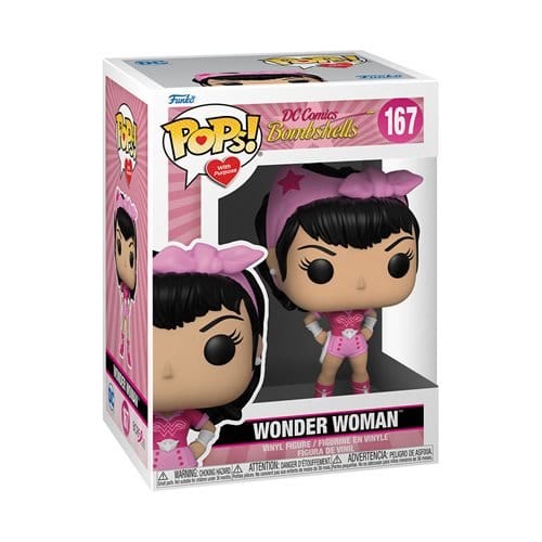 Funko DC Pop! Vinyl Figure Breast Cancer Awareness Bombshell Wonder Woman [167]