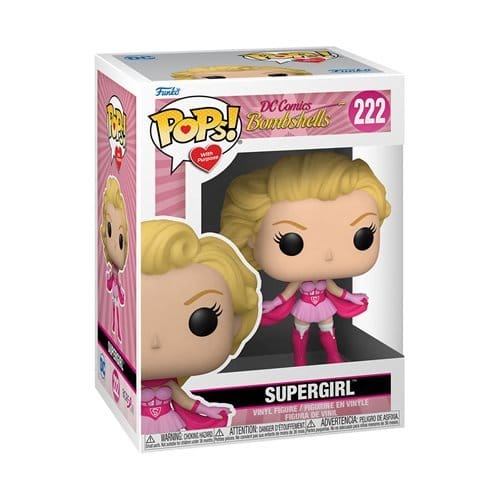 Funko DC Pop! Vinyl Figure Breast Cancer Awareness Bombshell Supergirl [222]
