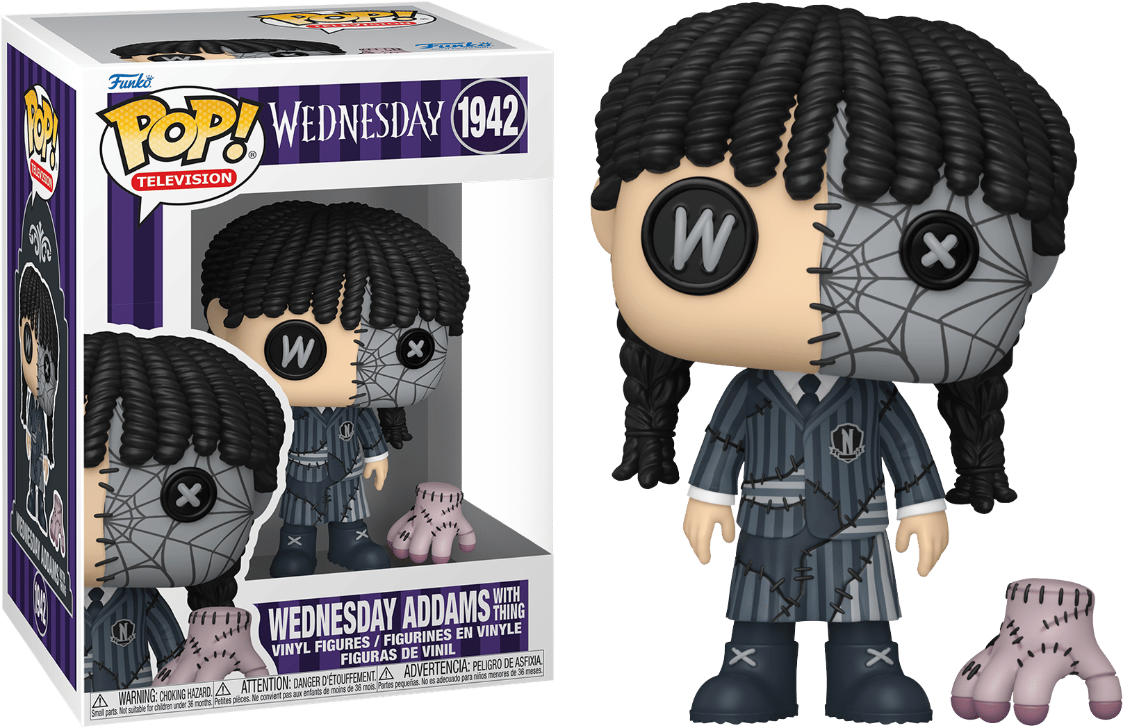 Funko Wednesday (TV) – Wednesday & Thing Patchwork Pop! Vinyl