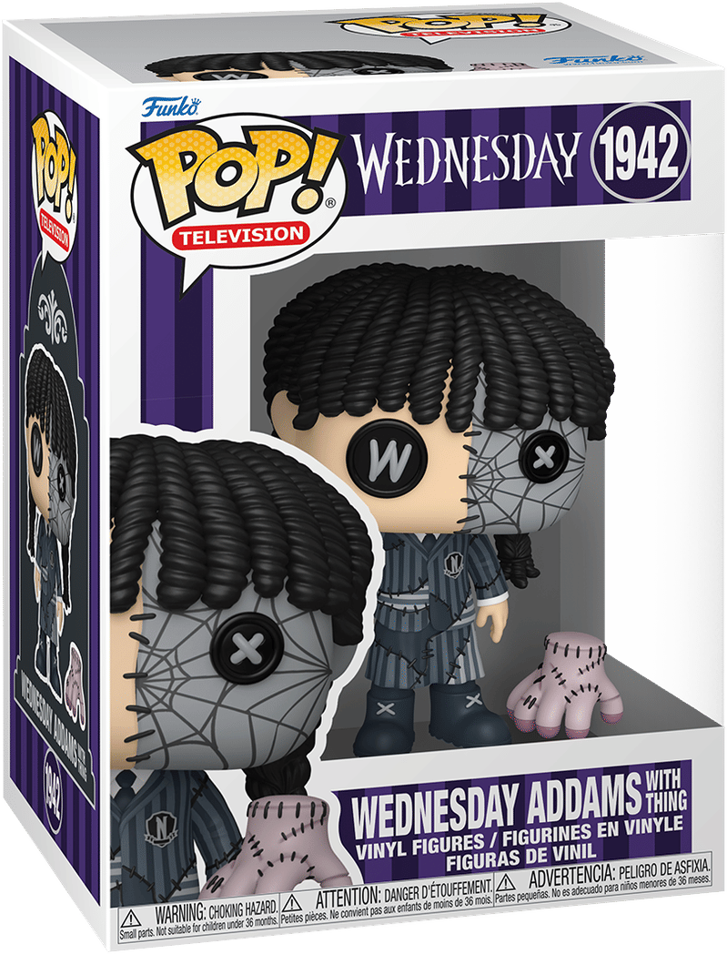 Funko Wednesday (TV) – Wednesday & Thing Patchwork Pop! Vinyl