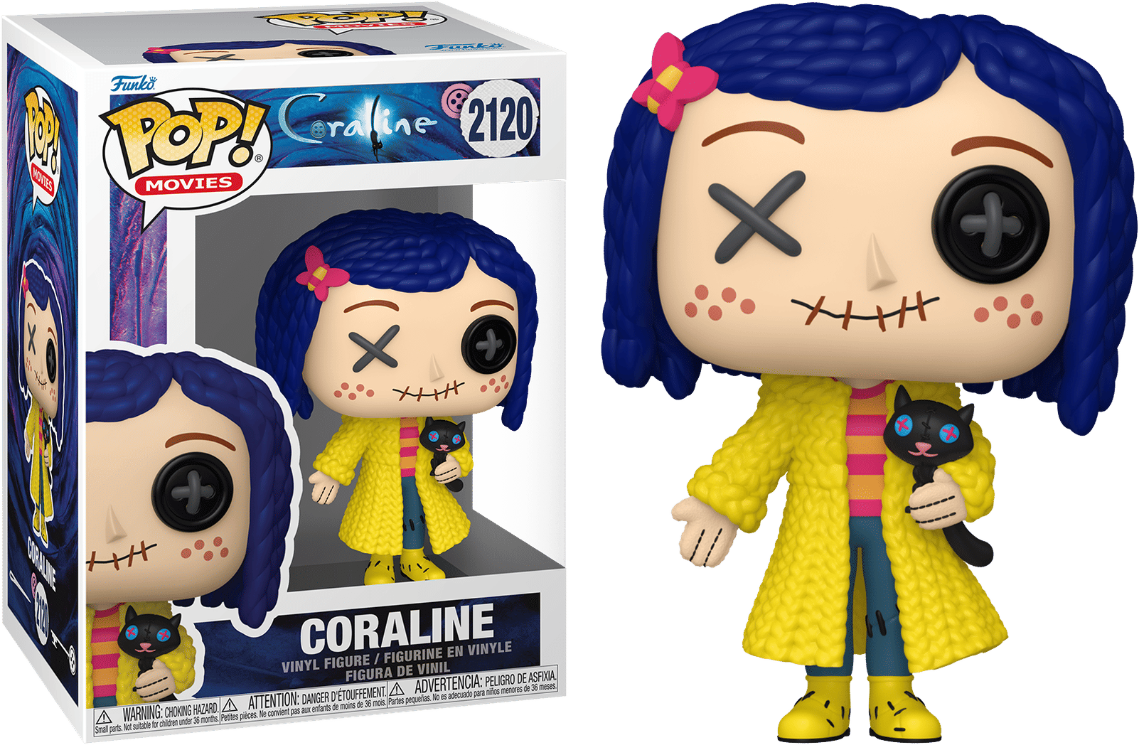 Funko Coraline – Coraline Patchwork Pop! Vinyl