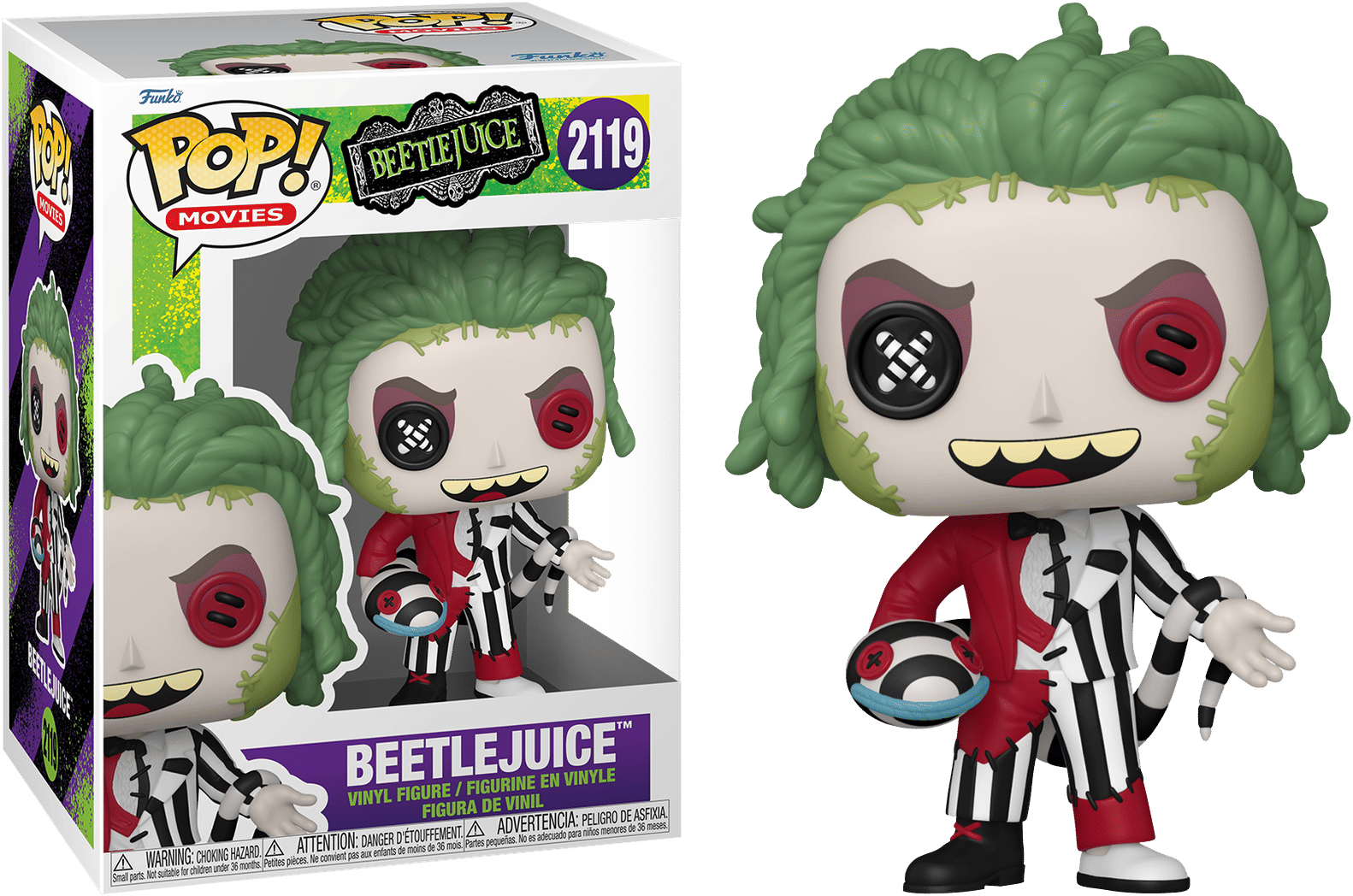 Funko Beetlejuice – Beetlejuice Patchwork Pop! Vinyl