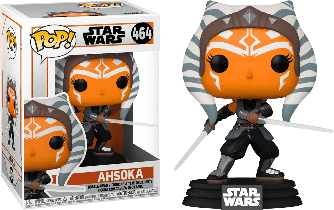Funko Star Wars: The Mandalorian - Ahsoka with Lightsabers Pop! Vinyl