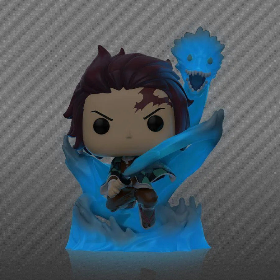 Funko Demon Slayer - Tanjiro with Dragon US Exclusive Glow Translucent Pop! Vinyl [RS]
