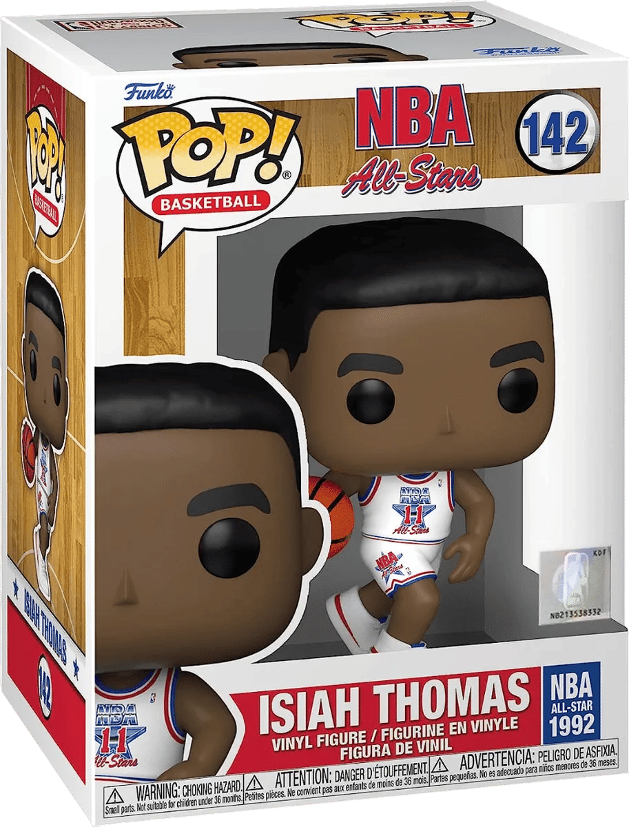 Funko NBA: Legends - Isiah Thomas White All Star Uni 92 Pop! Vinyl
