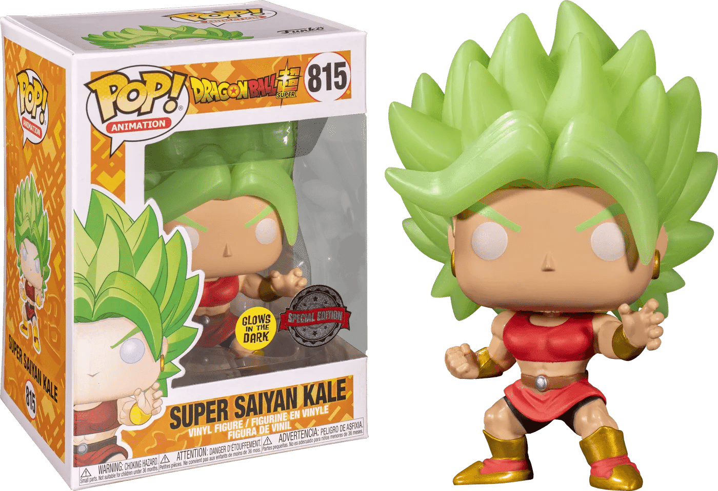 Funko Dragon Ball Super - Super Saiyan Kale Glow US Exclusive Pop! Vinyl - Less Than Perfect