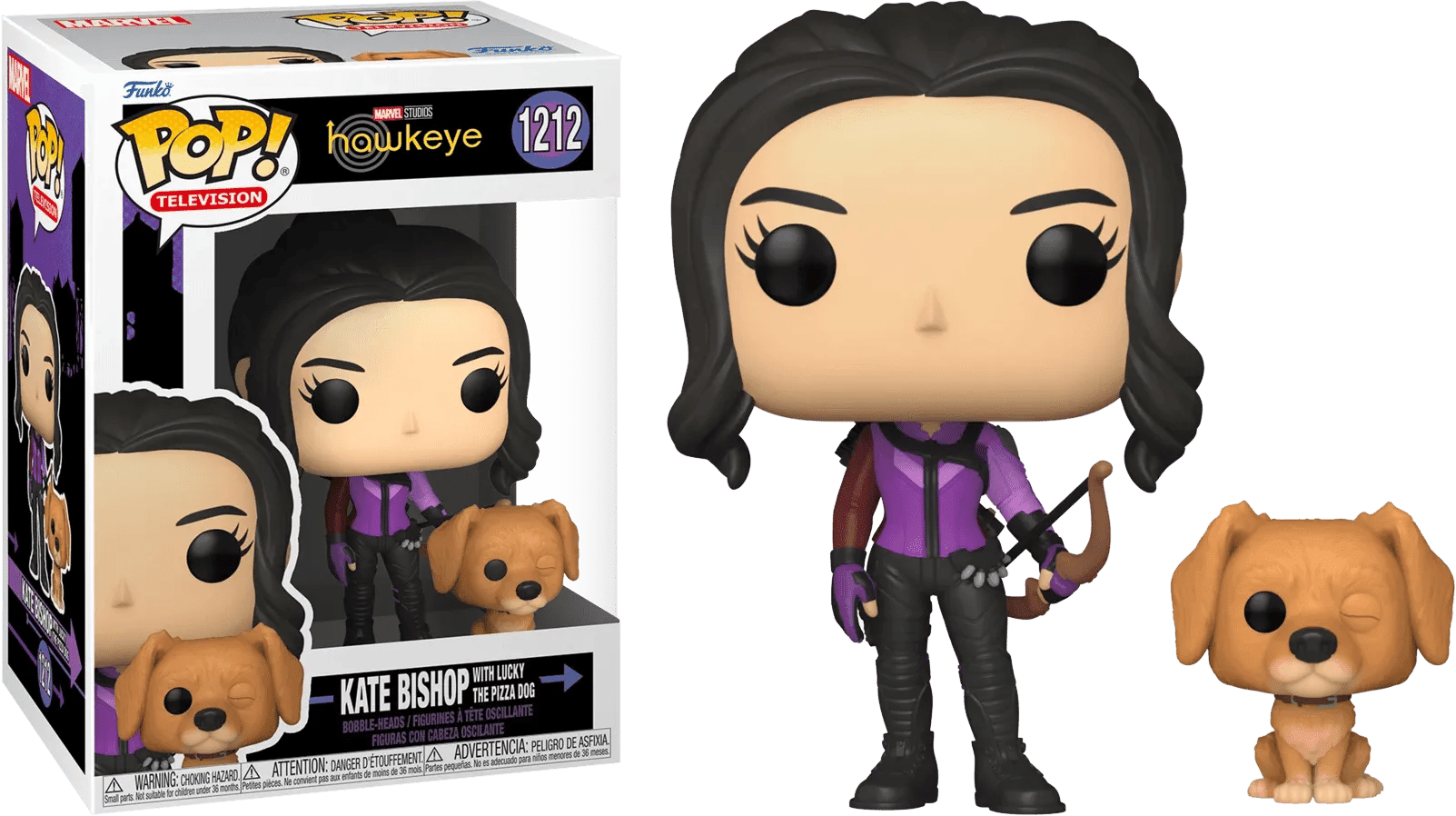 Funko Hawkeye (TV) - Kate Bishop & Lucky the Pizza Dog Pop! Vinyl