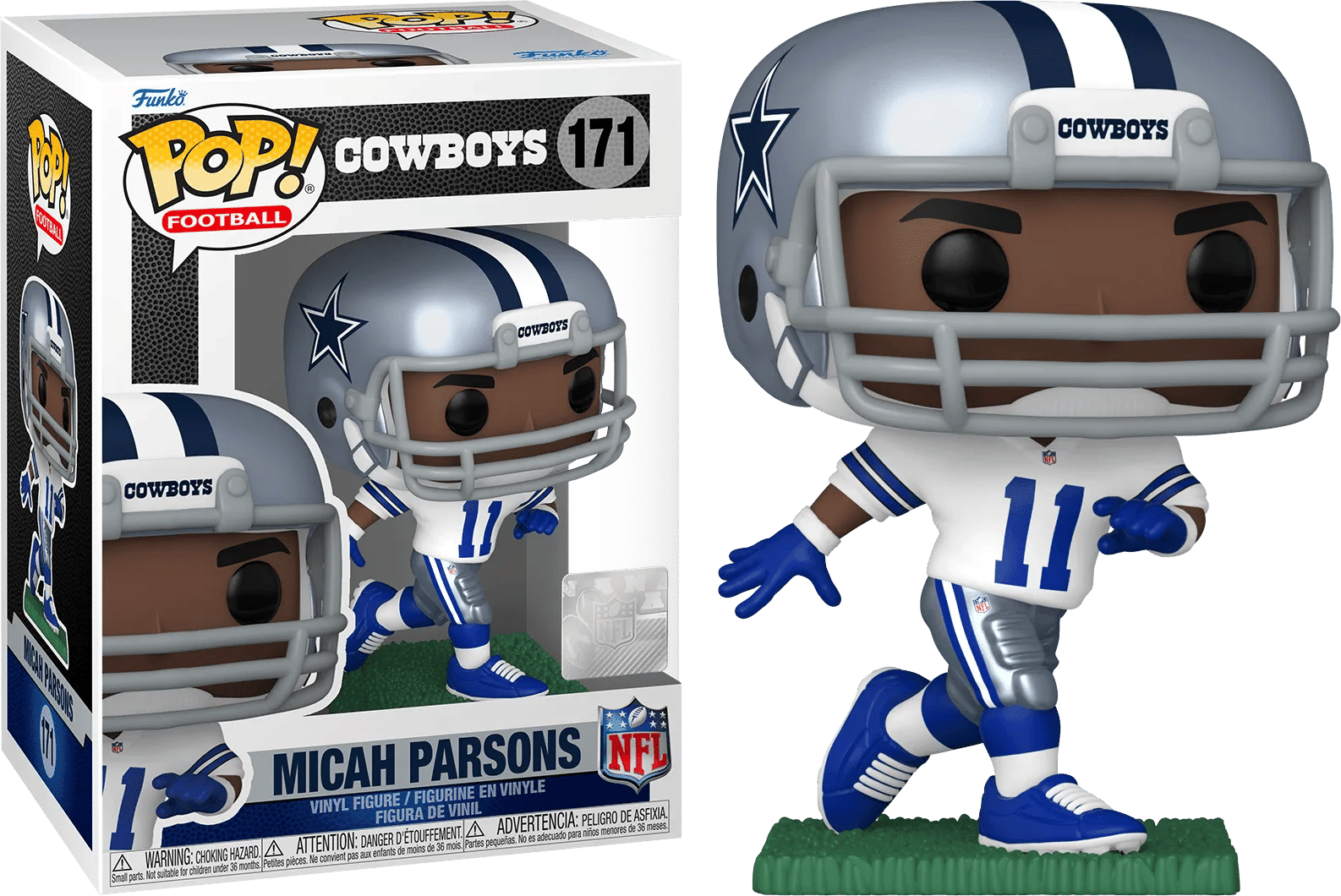 Funko NFL: Cowboys - Micah Parsons (Away Uniform) Pop! Vinyl
