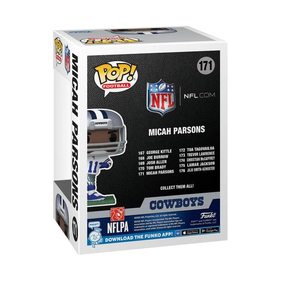 Funko NFL: Cowboys - Micah Parsons (Away Uniform) Pop! Vinyl
