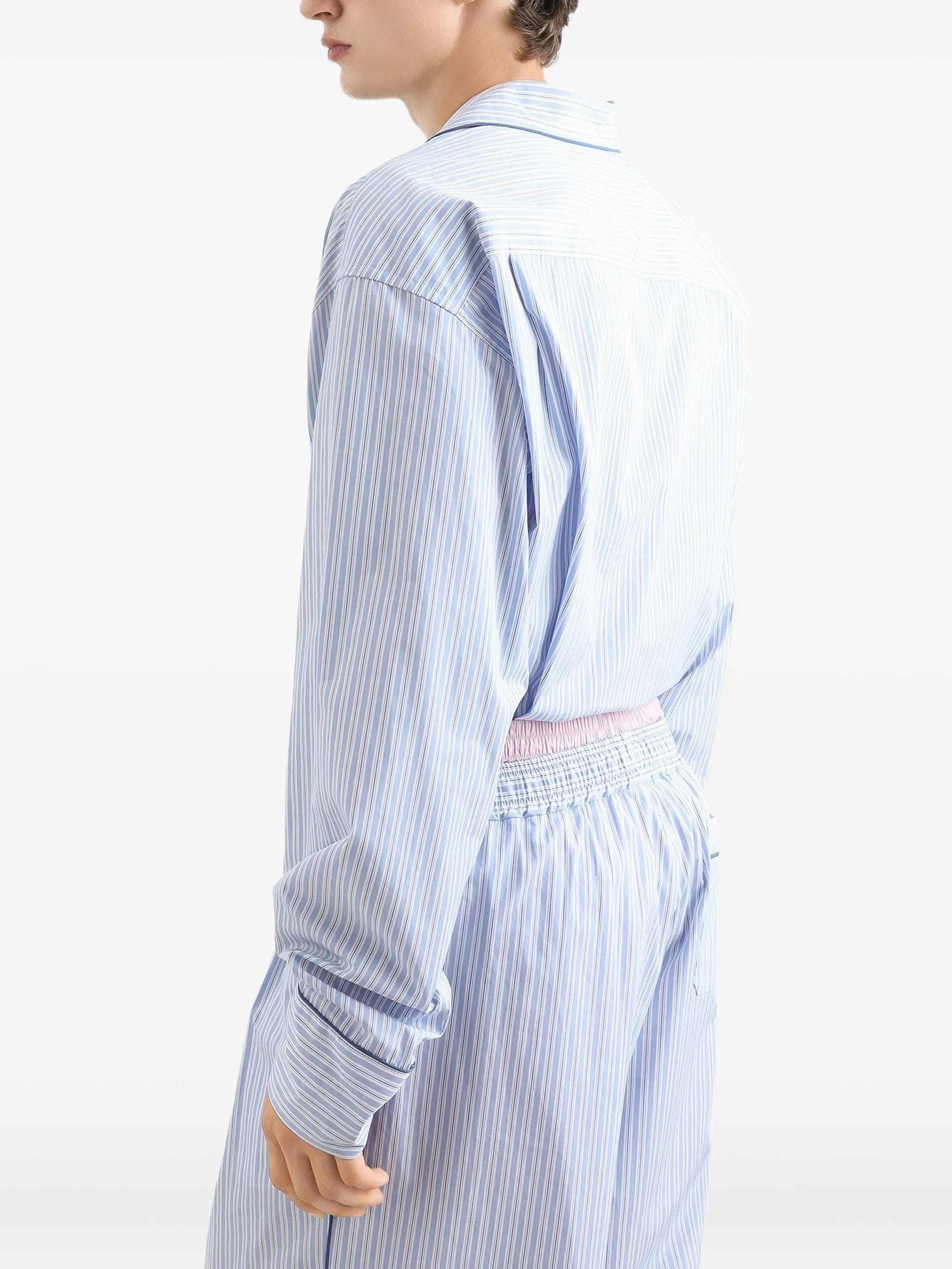 Dolce & Gabbana striped piped shirt