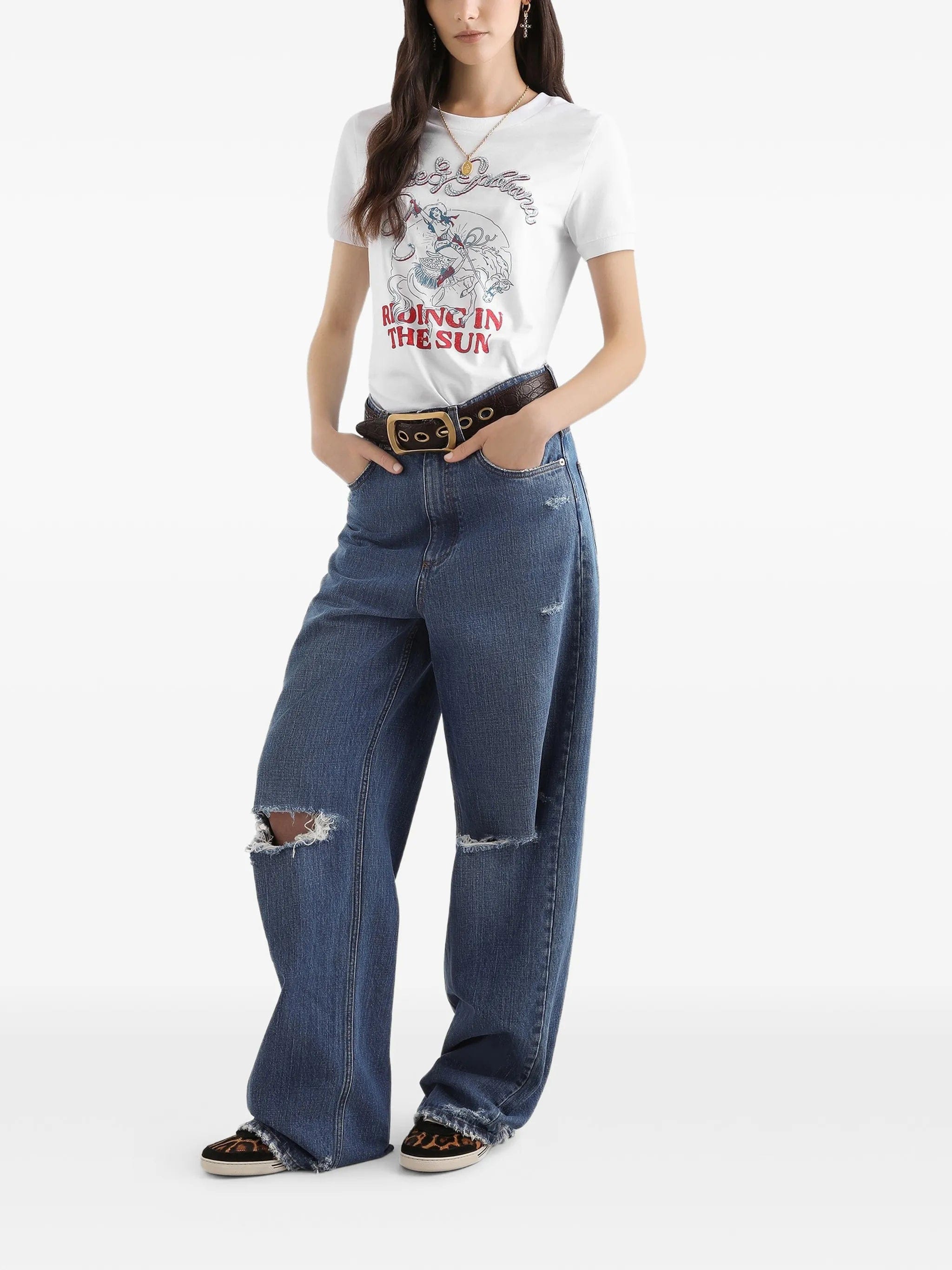 Dolce & Gabbana print - detail T - shirt