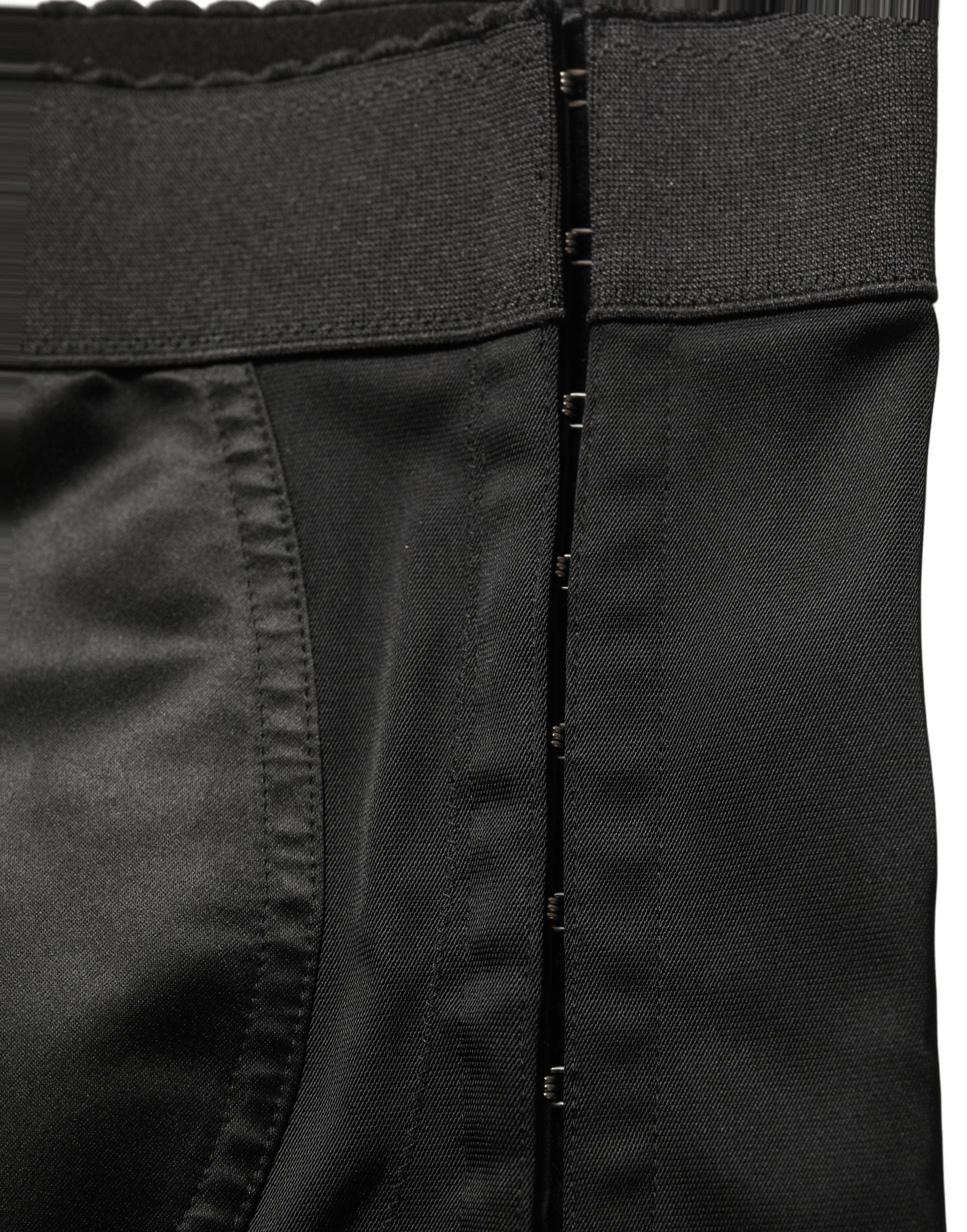 Dolce & Gabbana Nylon HighWaist Elastic Waistband Women's Shorts