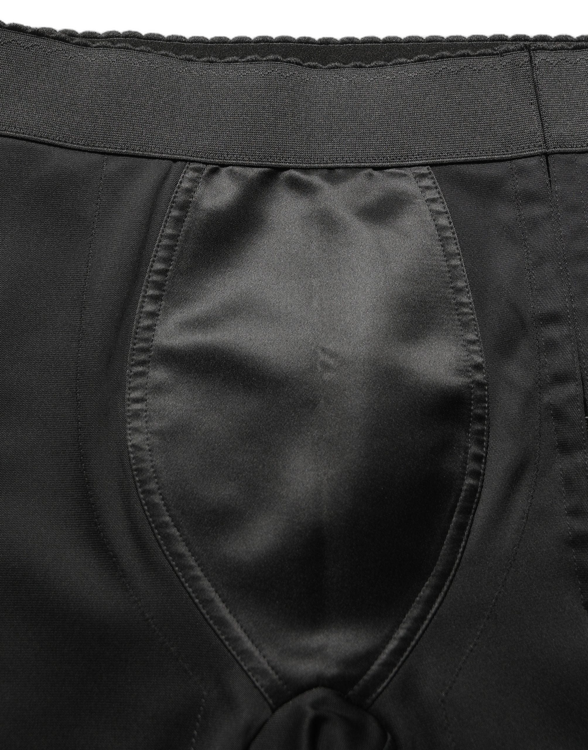 Dolce & Gabbana Nylon HighWaist Elastic Waistband Women's Shorts