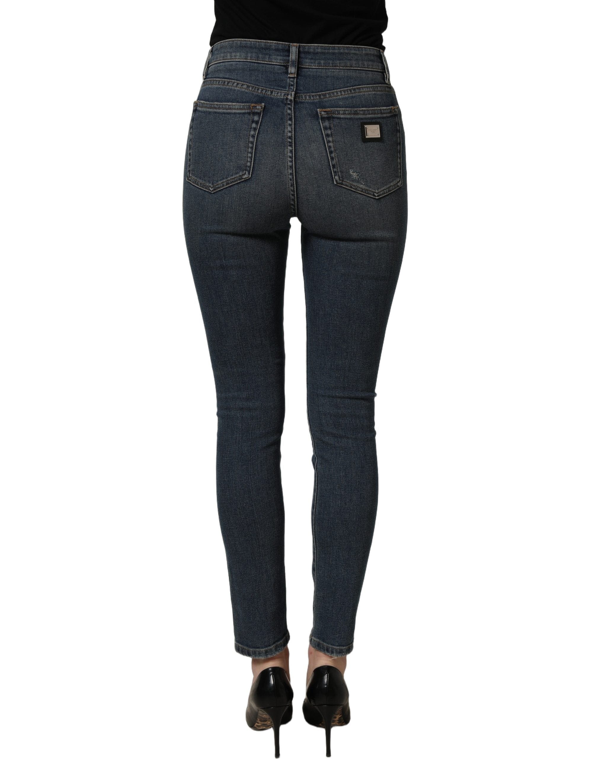 Dolce & Gabbana Cotton Stretch Skinny Trouser Women's Jeans