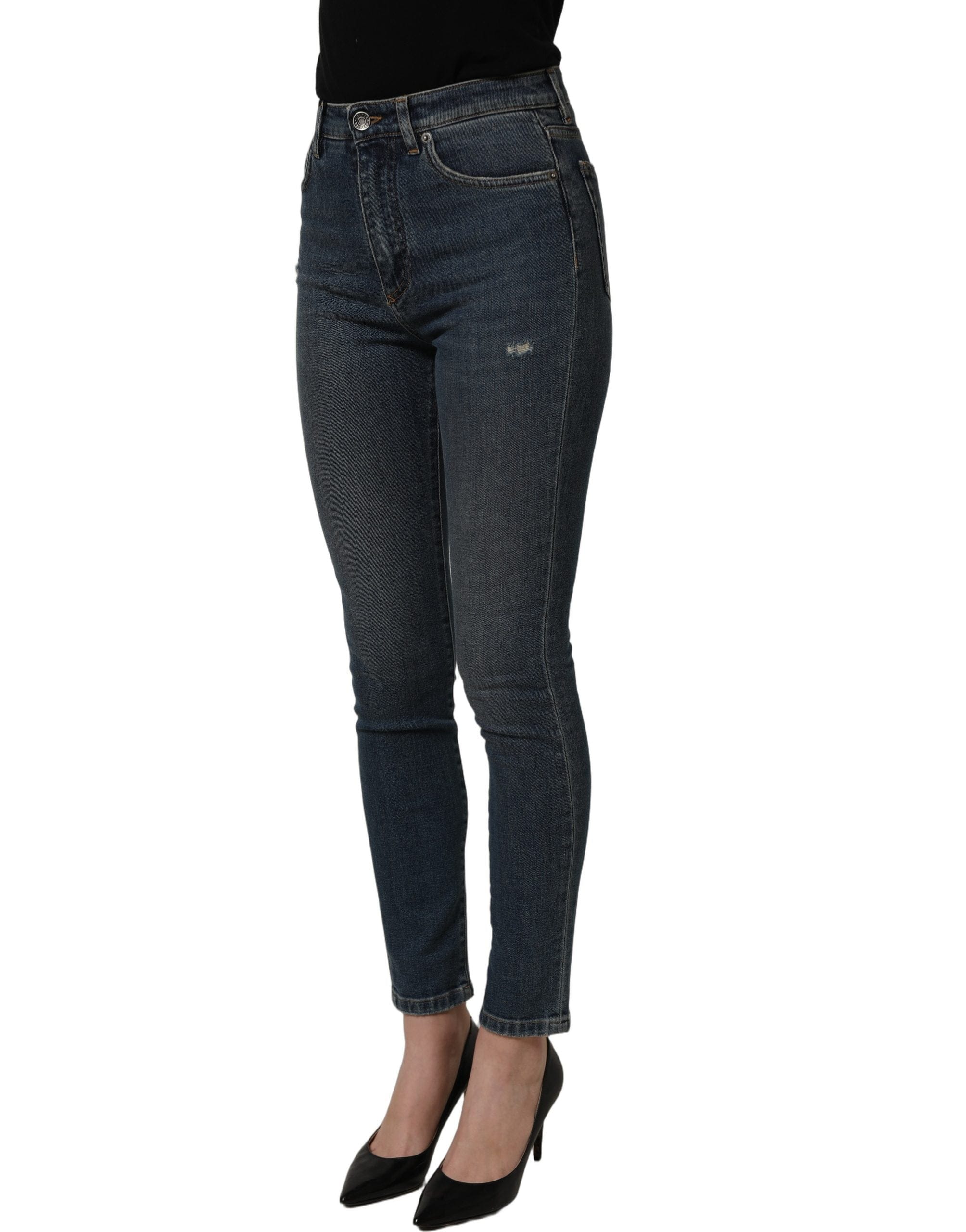 Dolce & Gabbana Cotton Stretch Skinny Trouser Women's Jeans