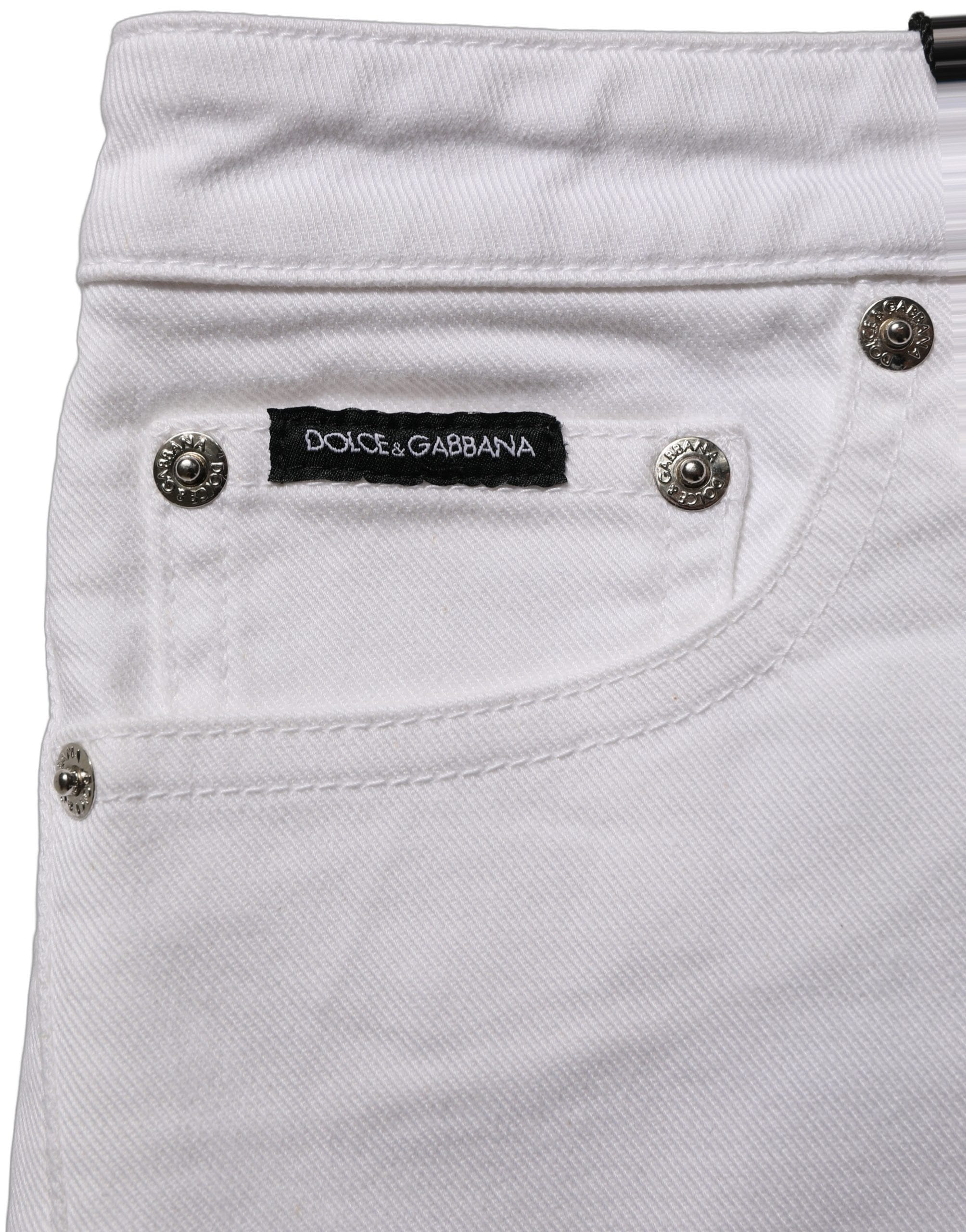 Dolce & Gabbana Cotton Low Rise blue Hot Pants Women's Shorts