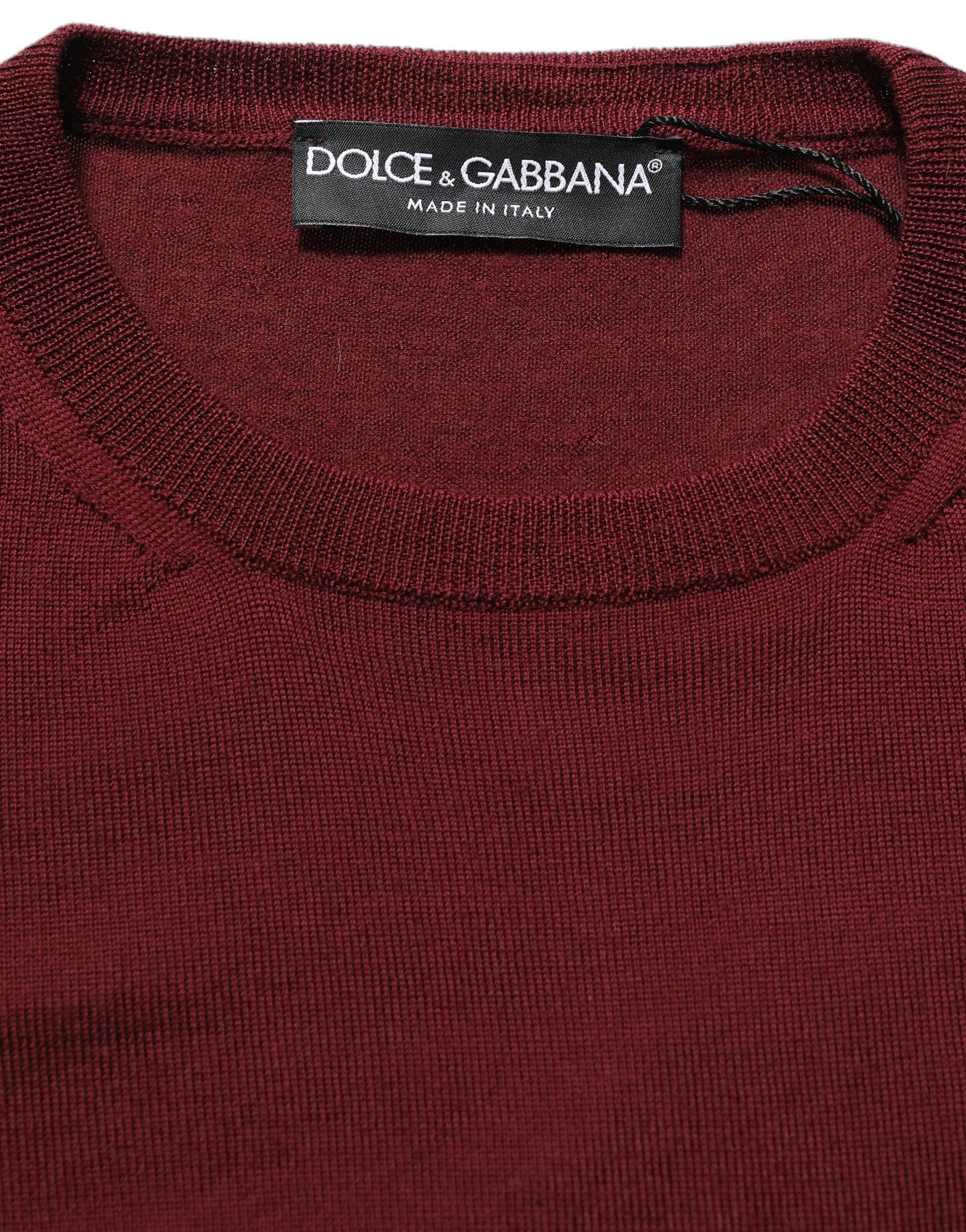 Dolce & Gabbana Wool Knitted CrewNeck Pullover Women's Sweater
