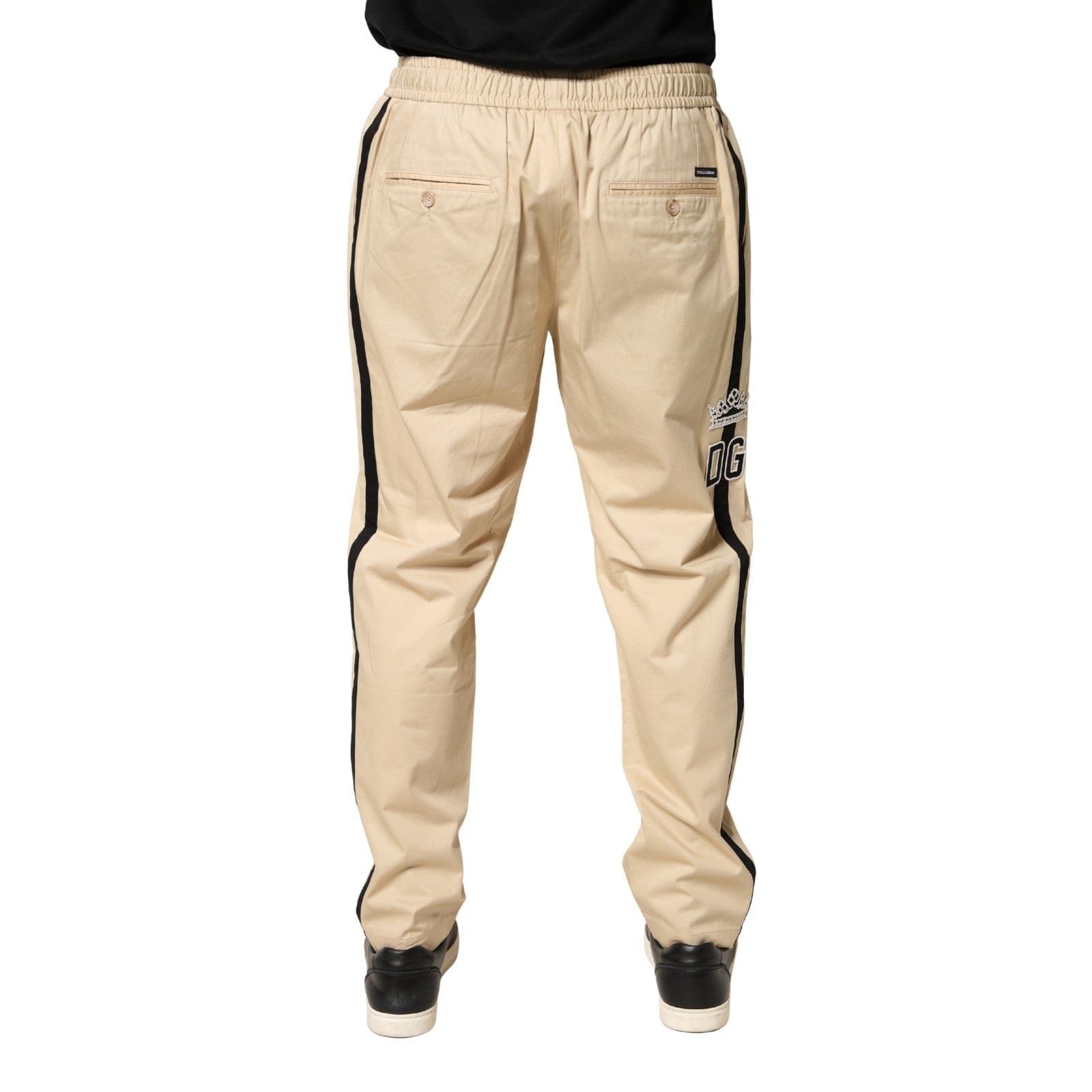 Dolce & Gabbana Cotton Skinny Men Jogger Trouser Men's Pants