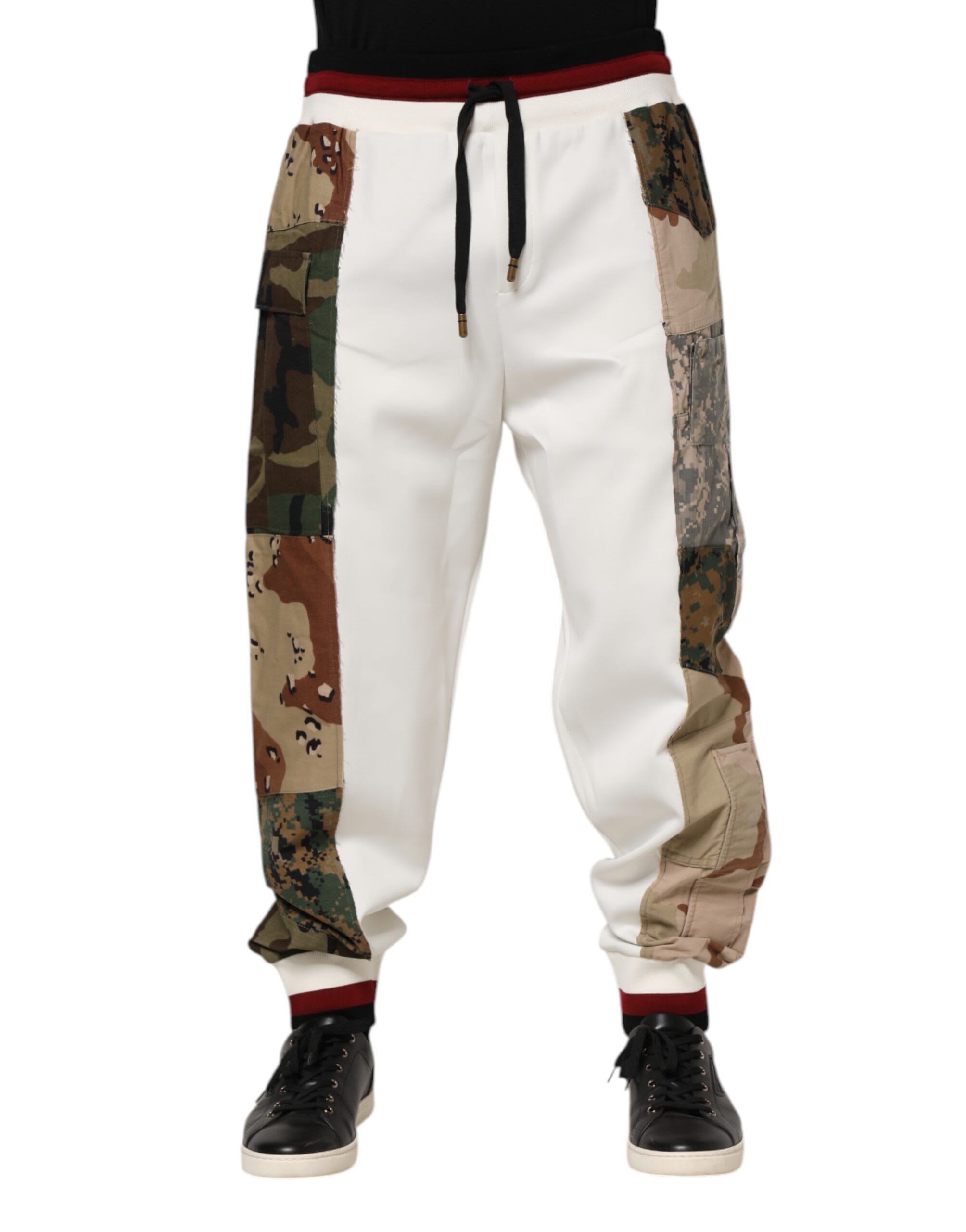 Dolce & Gabbana Patchwork Jogger Men's Pants