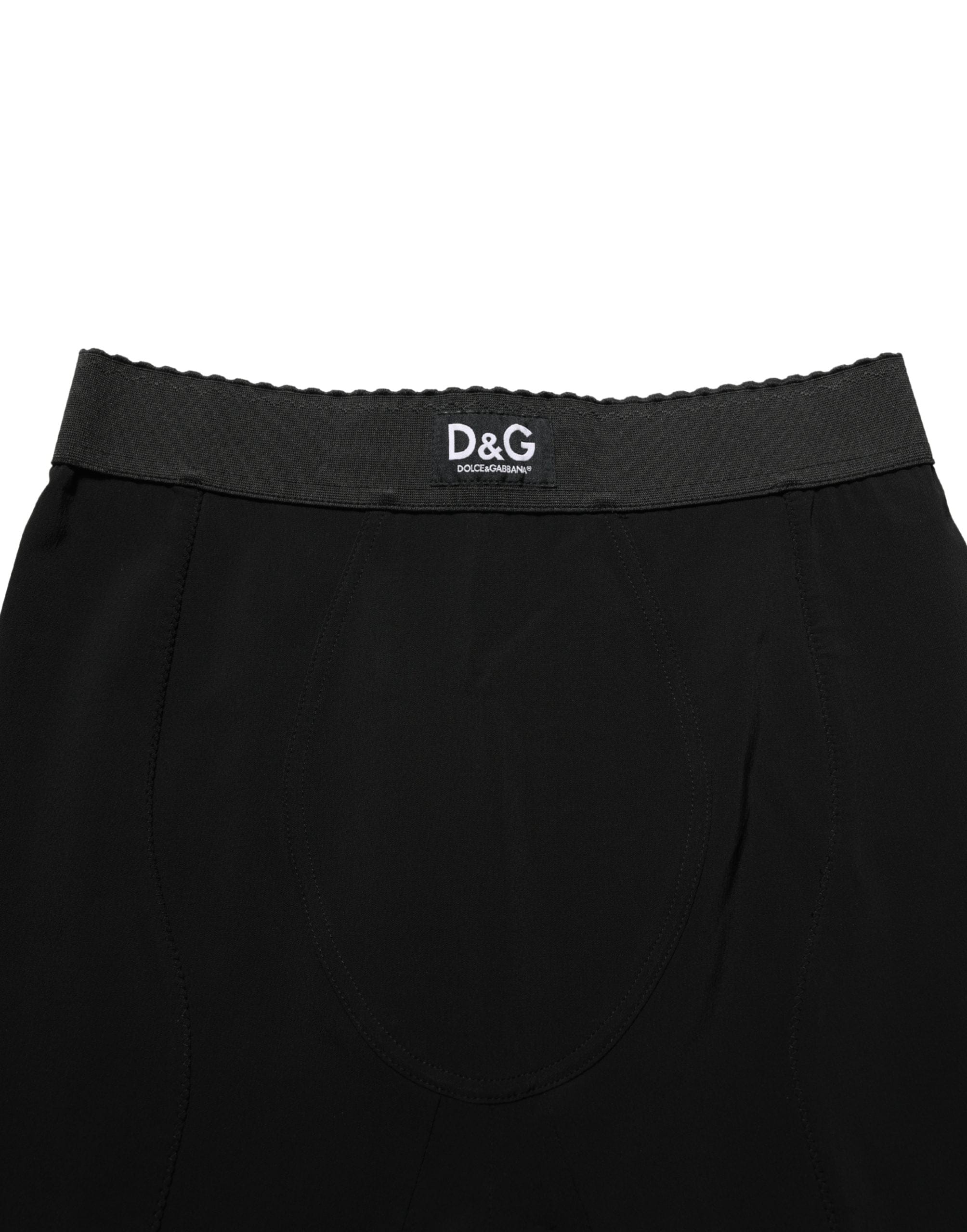 Dolce & Gabbana Viscose High Waist Capri Trouser Women's Pants