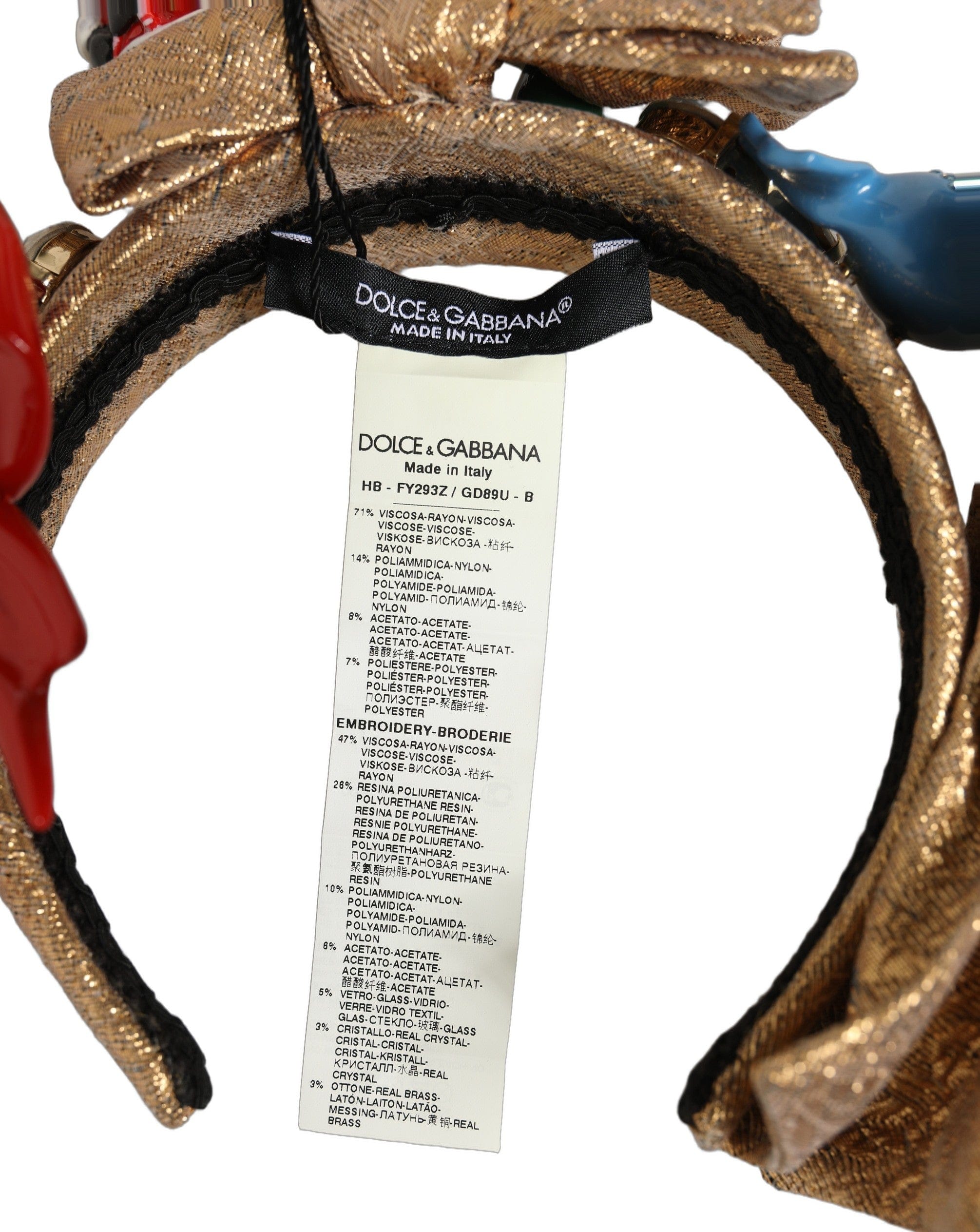 Dolce & Gabbana multi Glittery Christmas Themed Headwear Women's Headband