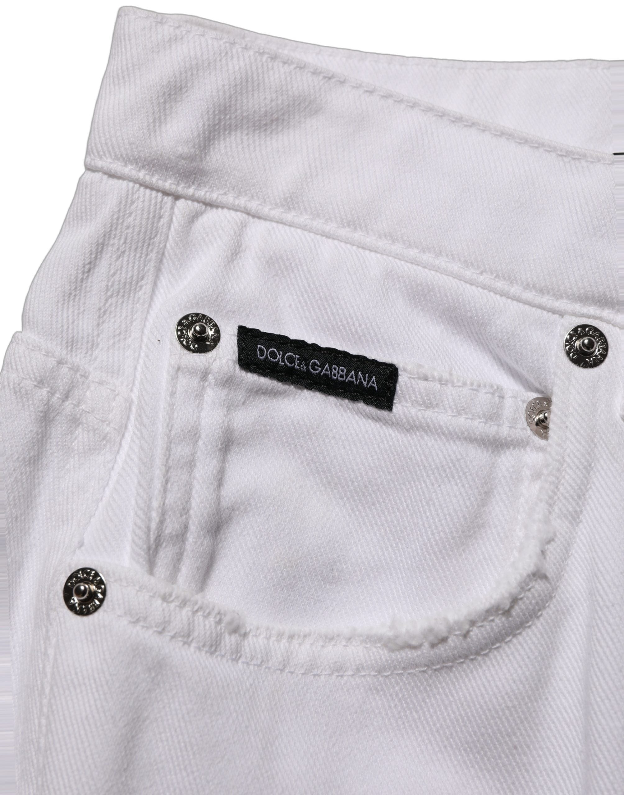 Dolce & Gabbana Cotton Stretch Wide Leg blue Women's Jeans