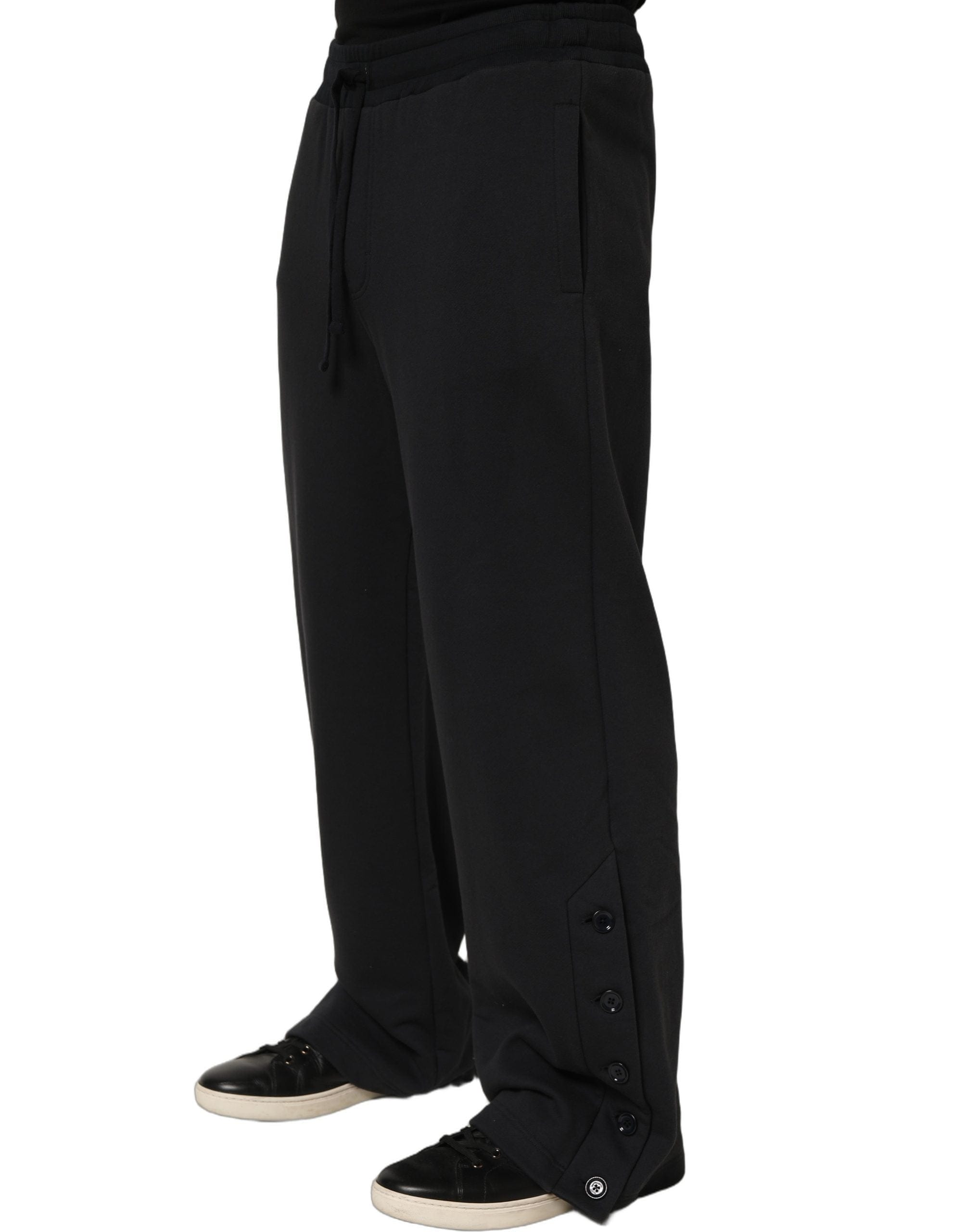 Dolce & Gabbana Drawstring Viscose Jogger Men SweatMen's Men's Pants