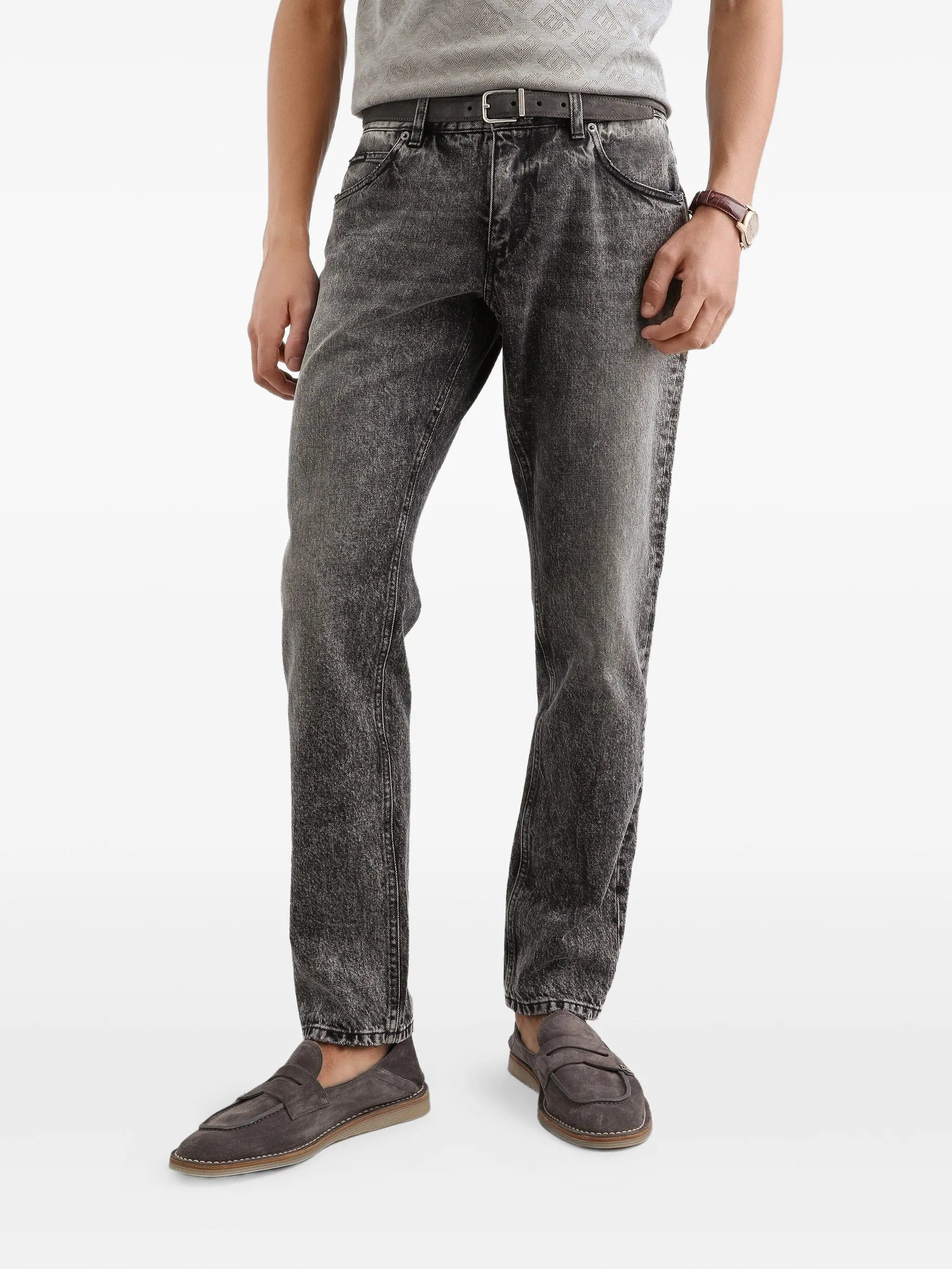Dolce & Gabbana logo - plaque jeans