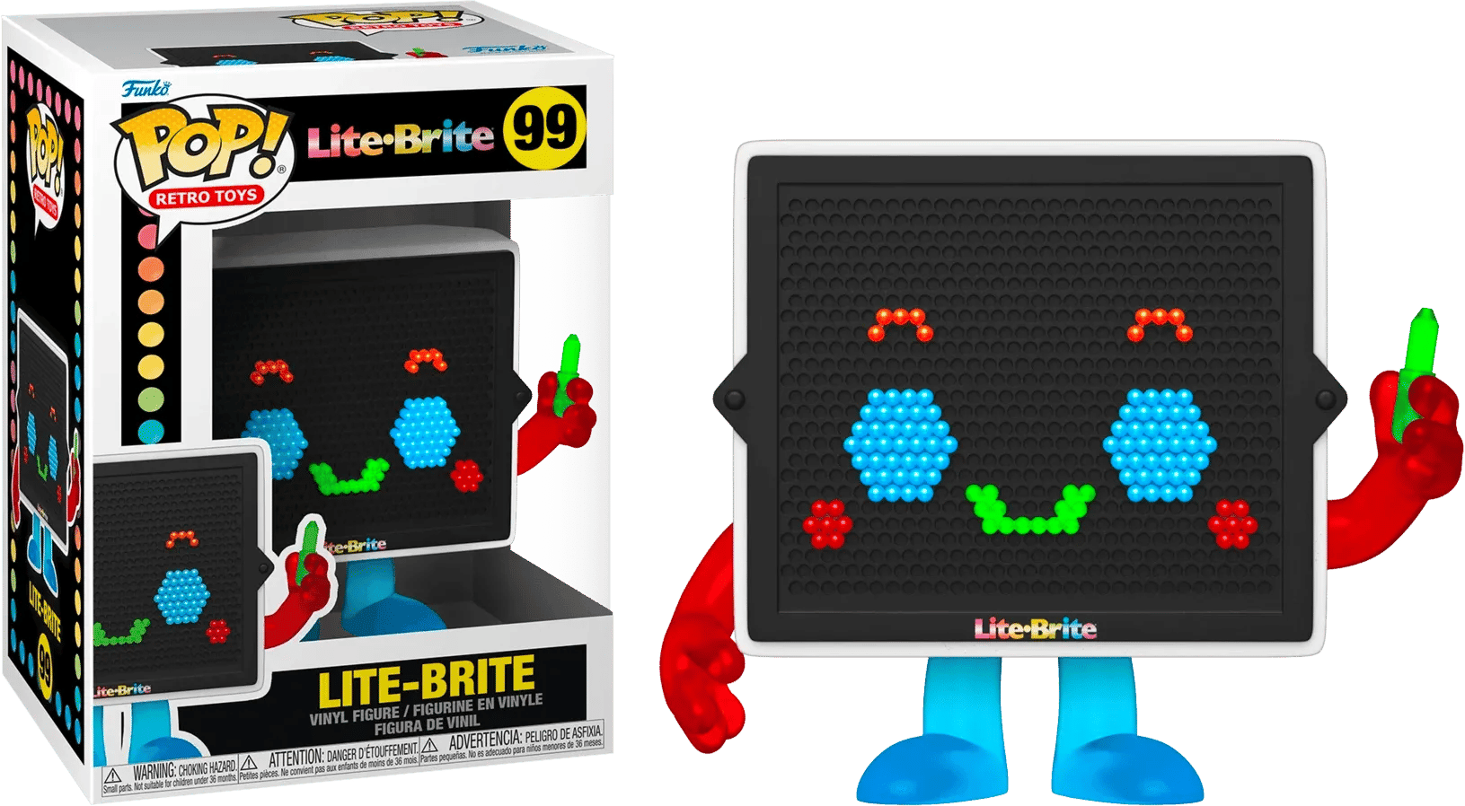 Funko Lite - Brite - Lite Brite Board Pop! Vinyl