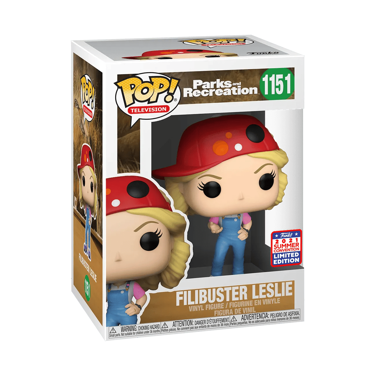 Funko Parks and Recreation - Leslie Filibuster SDCC 2021 US Exclusive Pop! Vinyl [RS]
