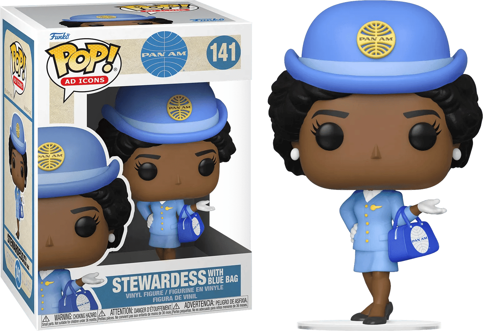 Funko Pan Am - Stewardess with Blue Bag Pop! Vinyl