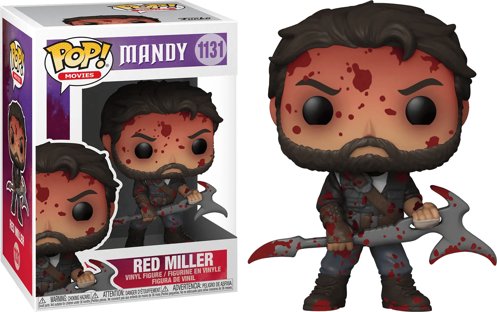 Funko Mandy - Red Miller Blood - Splattered Pop! Vinyl