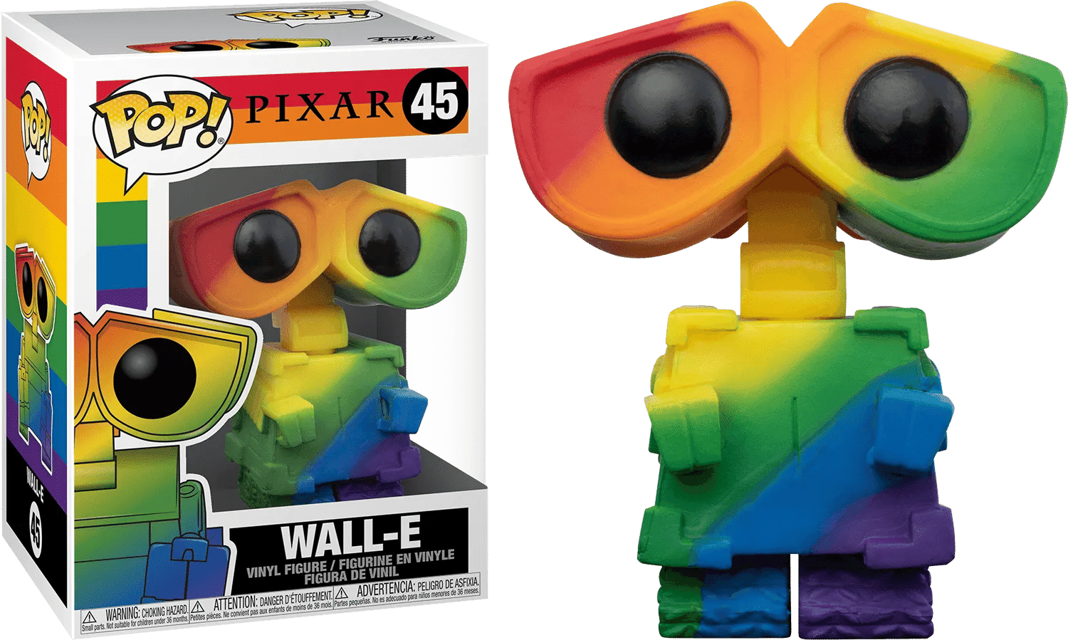 Funko Wall - E - Wall - E Rainbow Pride 2021 Pop! Vinyl