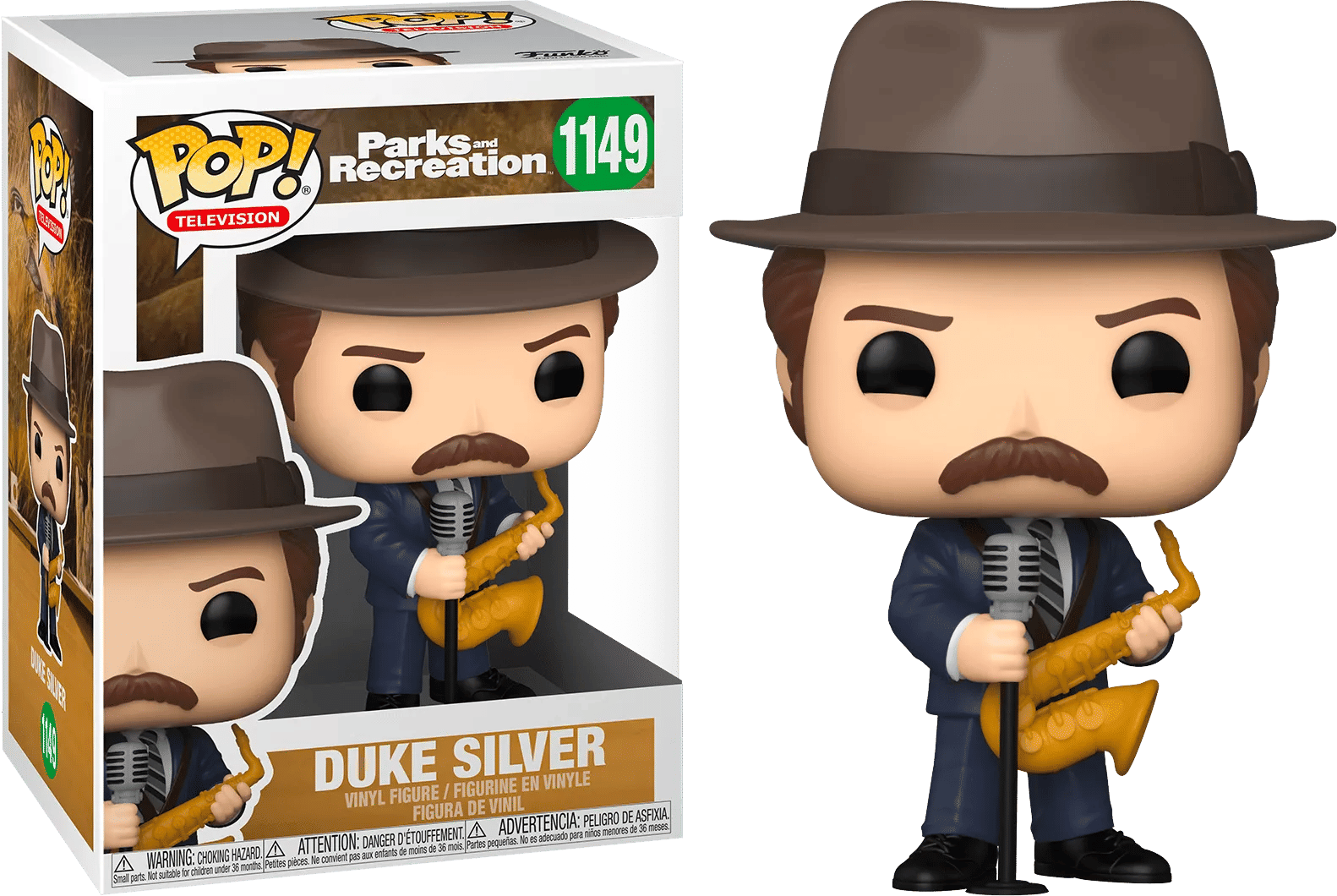 Funko Parks and Recreation - Duke Silver Pop! Vinyl