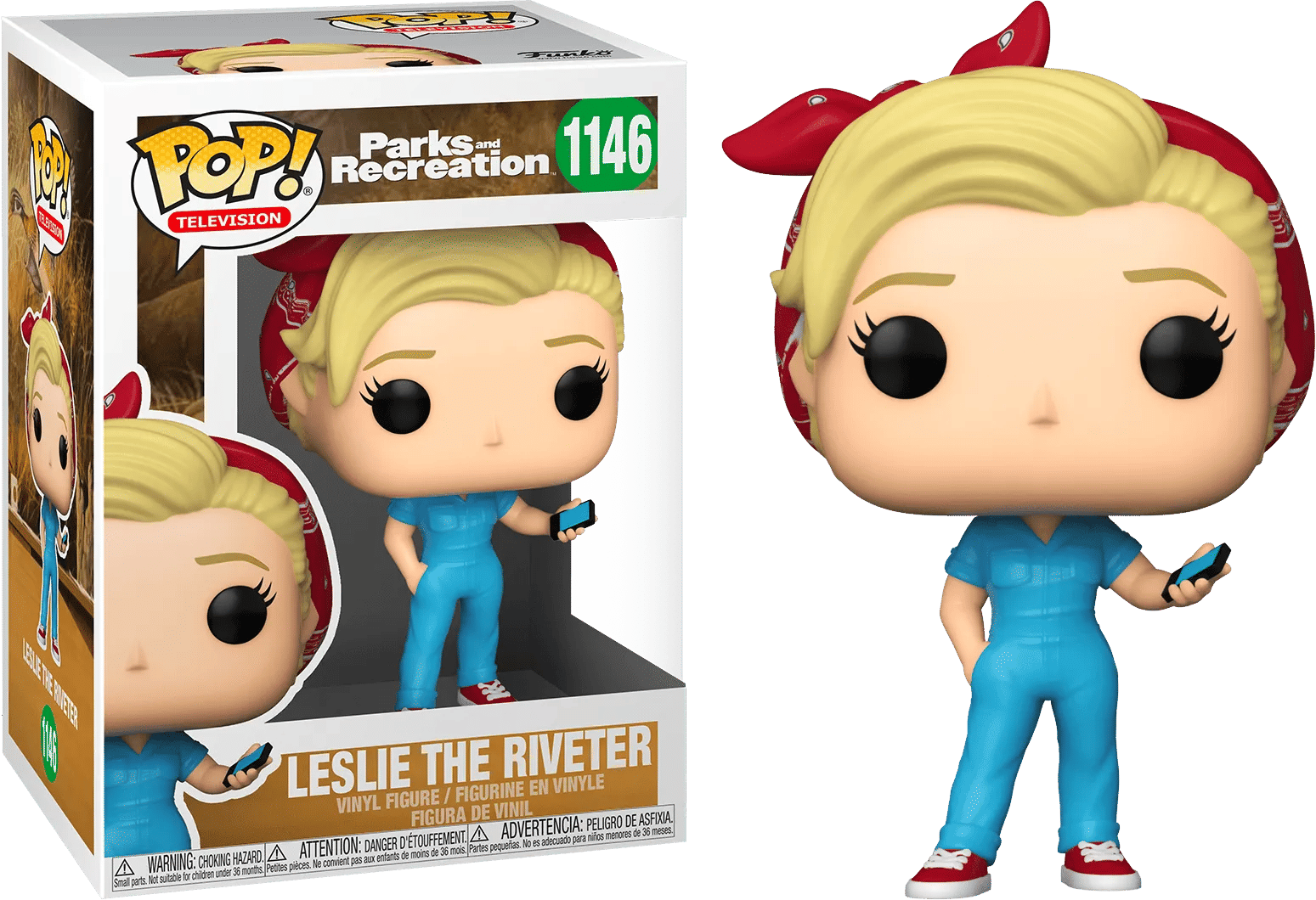 Funko Parks and Recreation - Leslie the Riveter Pop! Vinyl
