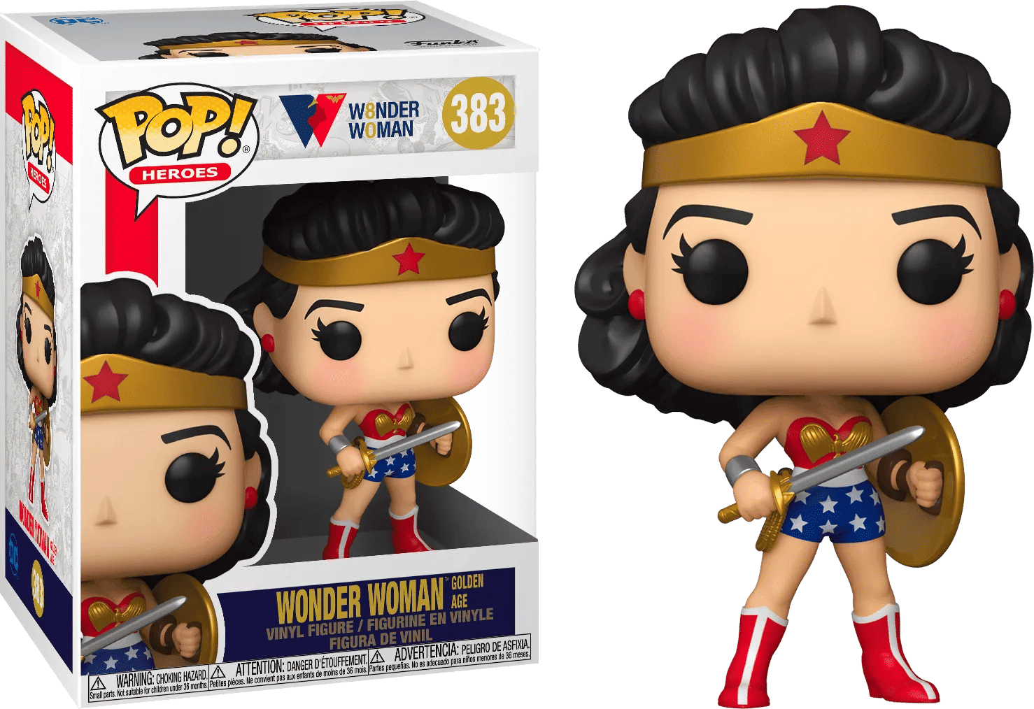 Funko Wonder Woman - Classic 1950s 80th Anniversary Pop! Vinyl