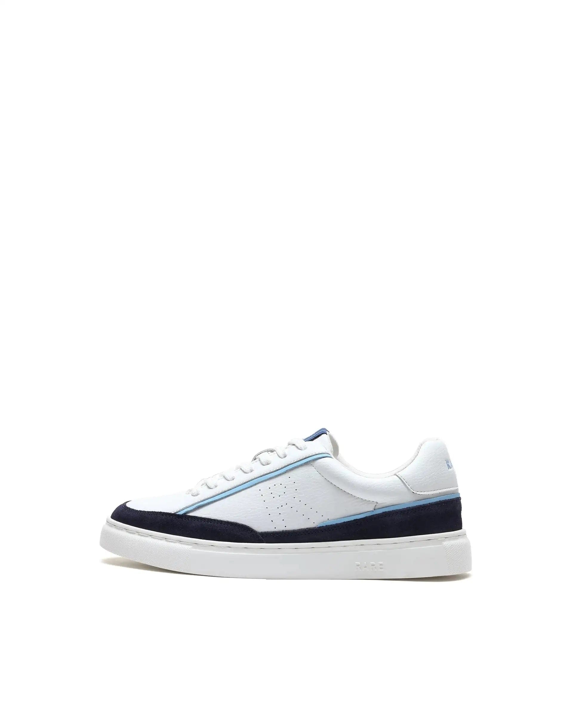 RAREZ Rare Rabbit Men's Kennen Navy Micro Fiber Causal Sneaker