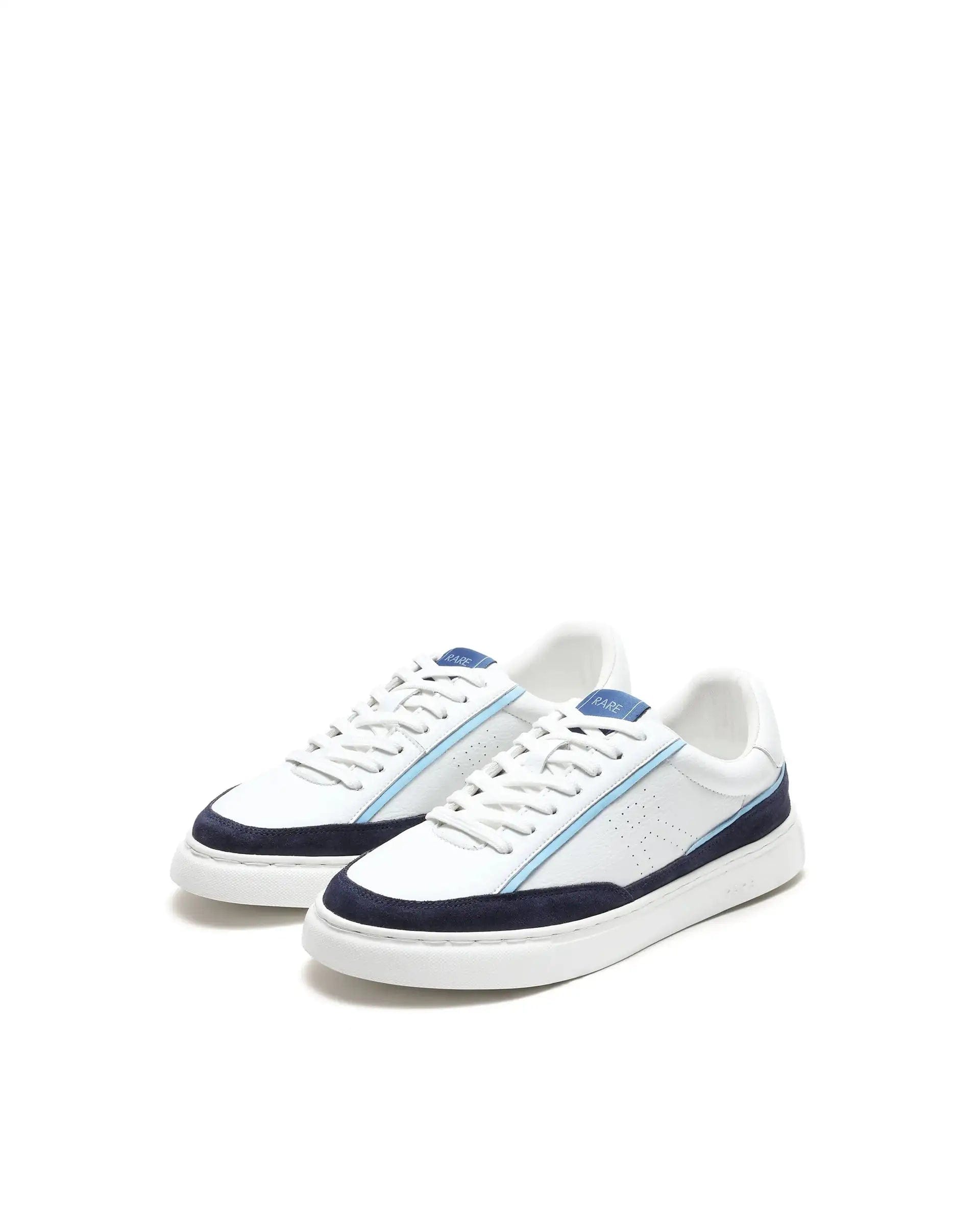 RAREZ Rare Rabbit Men's Kennen Navy Micro Fiber Causal Sneaker
