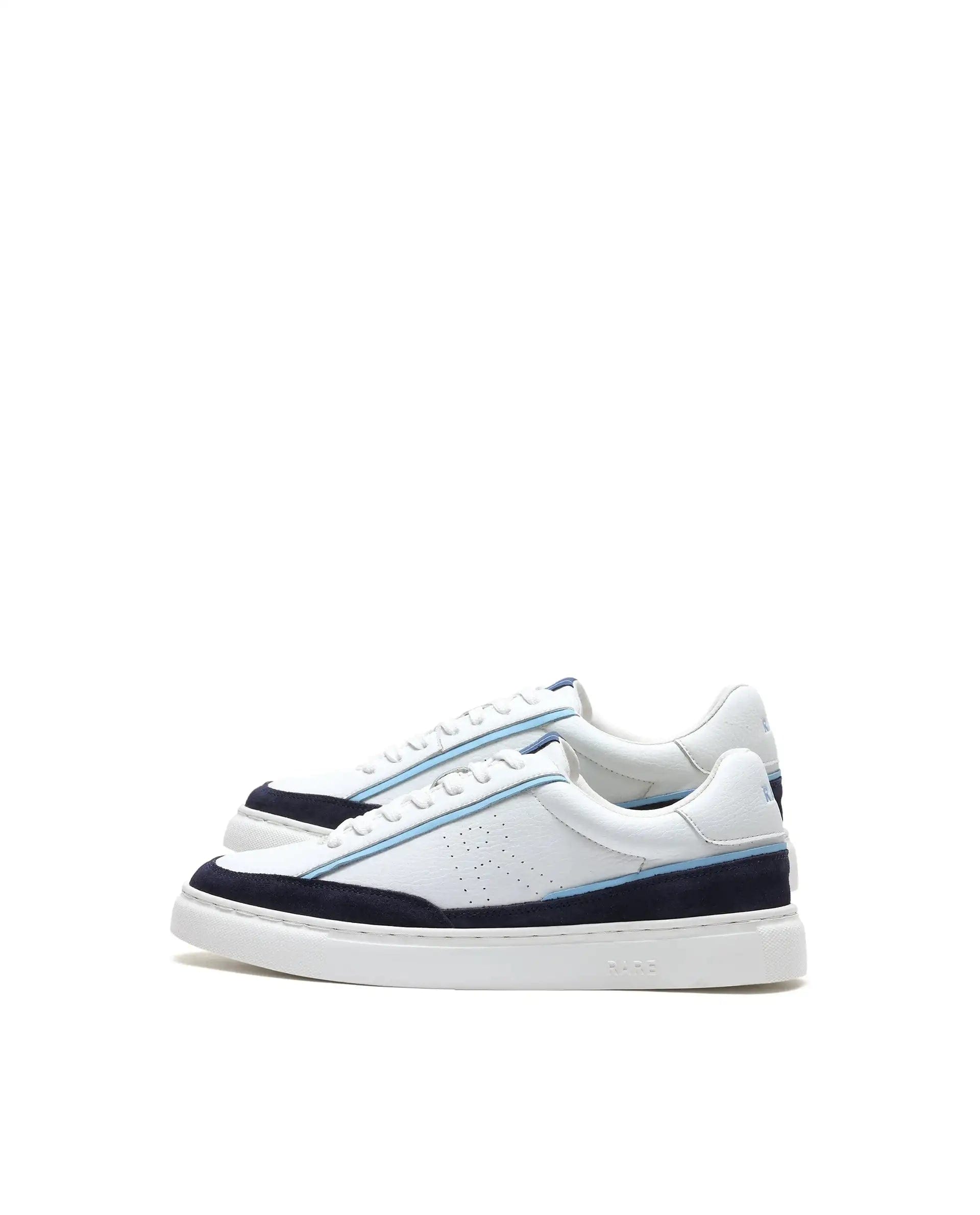 RAREZ Rare Rabbit Men's Kennen Navy Micro Fiber Causal Sneaker