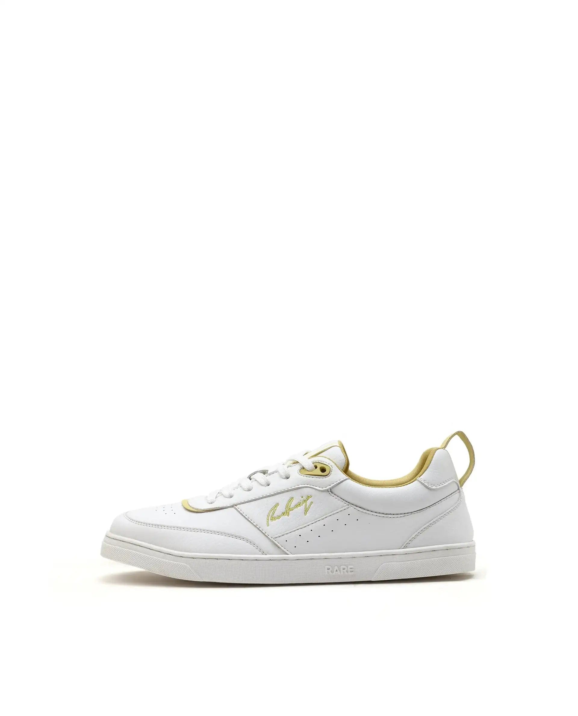 RAREZ Rare Rabbit Men's Garen Yellow Micro Fibercausal Sneaker
