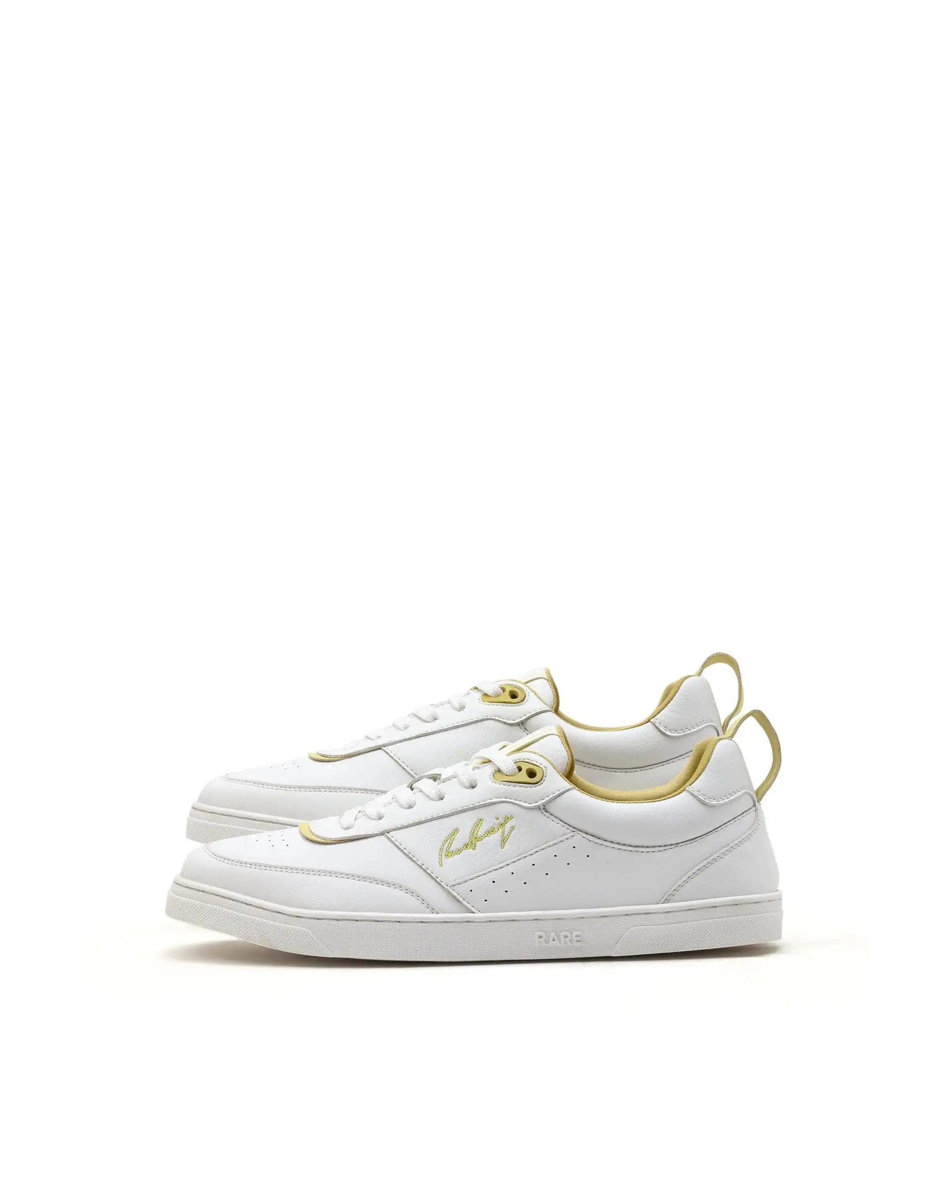 RAREZ Rare Rabbit Men's Garen Yellow Micro Fibercausal Sneaker