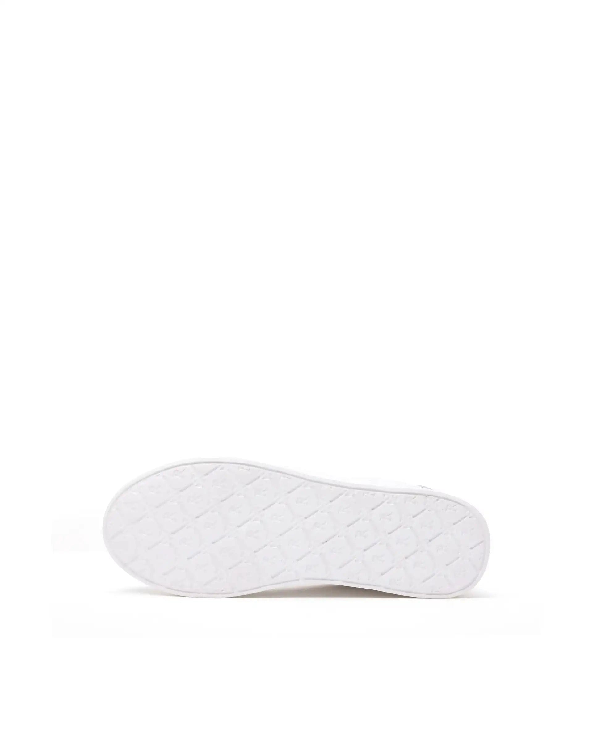 RAREZ Rare Rabbit Men's Mawi White Micro Fiber Leather Sneaker