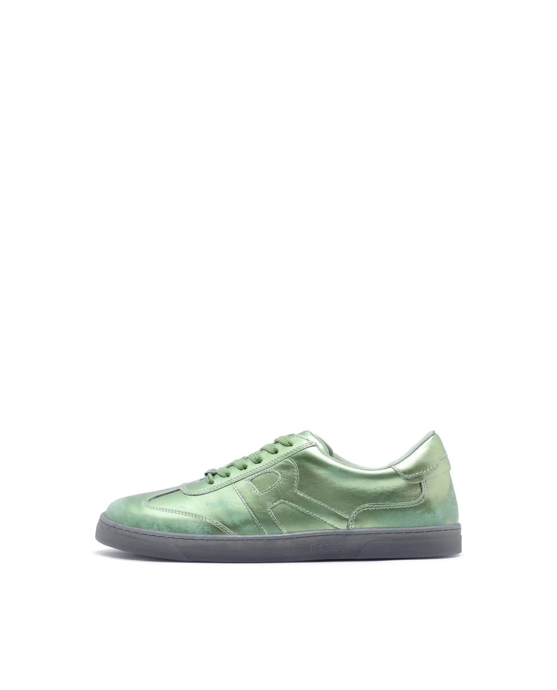RAREZ Rare Rabbit Men Mercure Metallic Green Lace - Up Closure Shoes