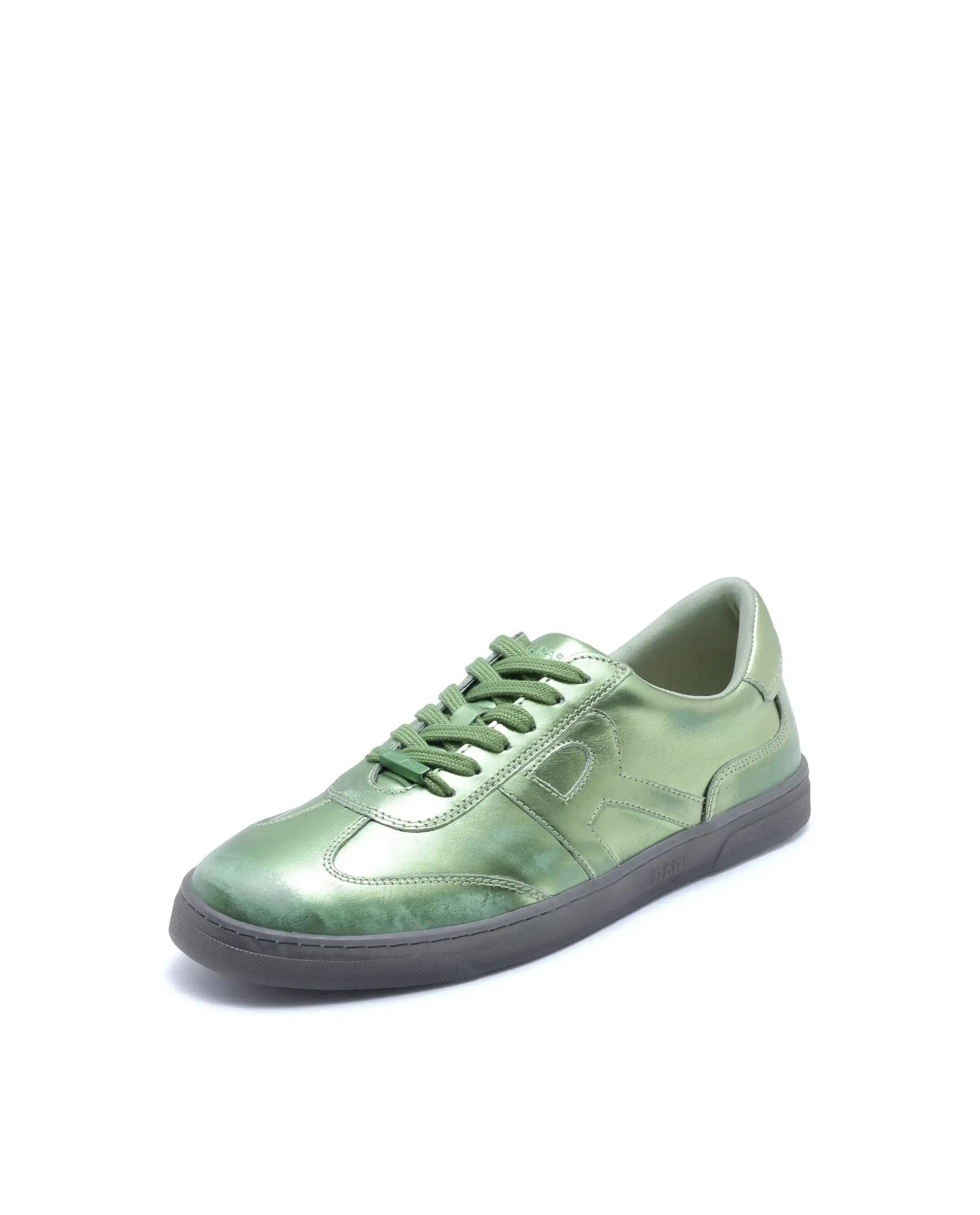 RAREZ Rare Rabbit Men Mercure Metallic Green Lace - Up Closure Shoes