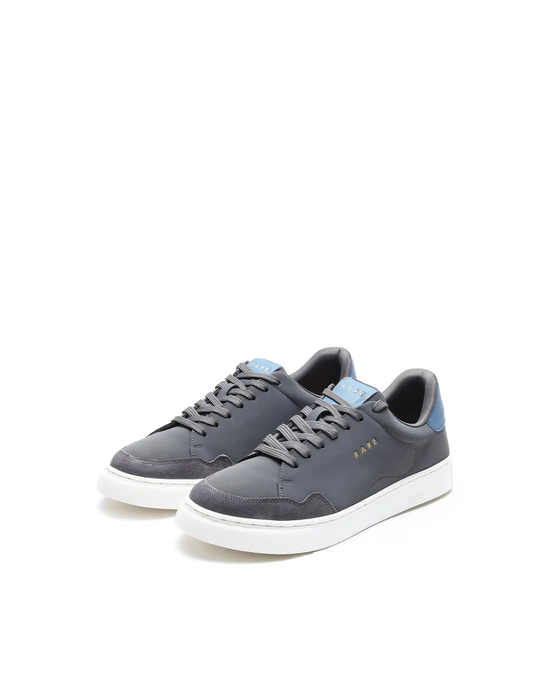 RAREZ Rare Rabbit Men's Mawi Grey Micro Fiber Causal Sneaker