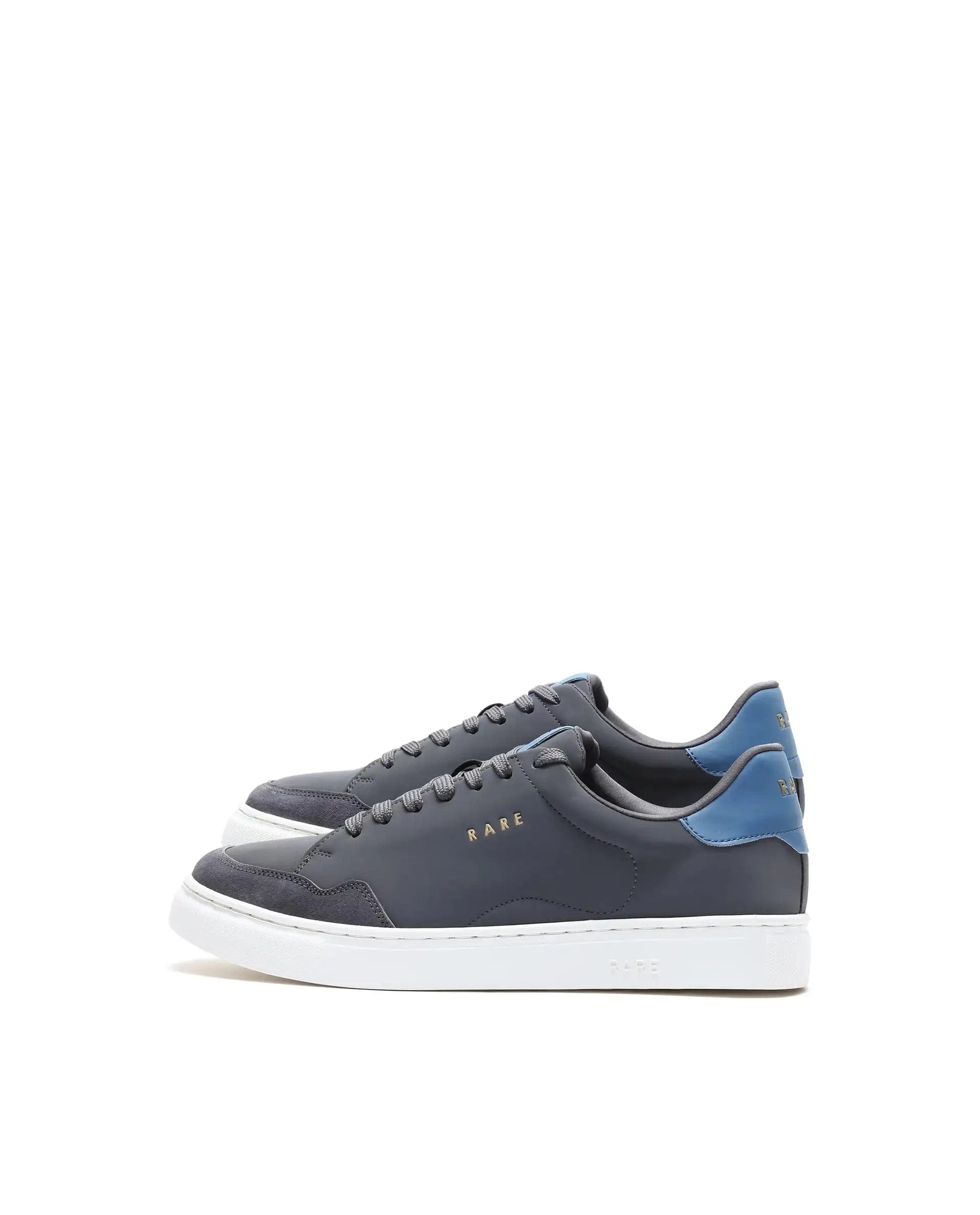 RAREZ Rare Rabbit Men's Mawi Grey Micro Fiber Causal Sneaker